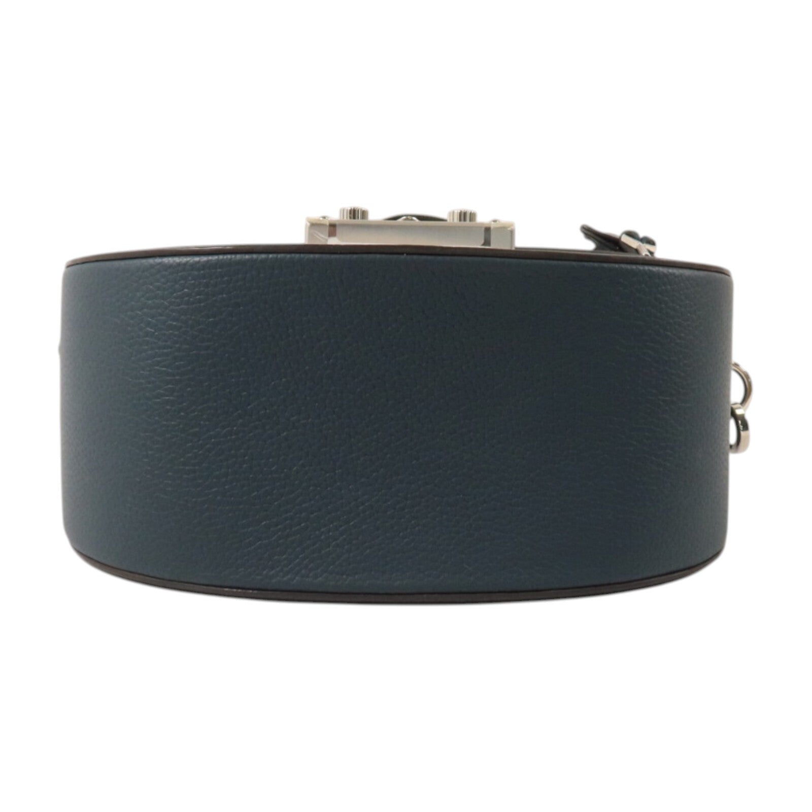 SELECTION 牛皮皮革Moynat Shoulder銀扣手挽肩背兩用袋