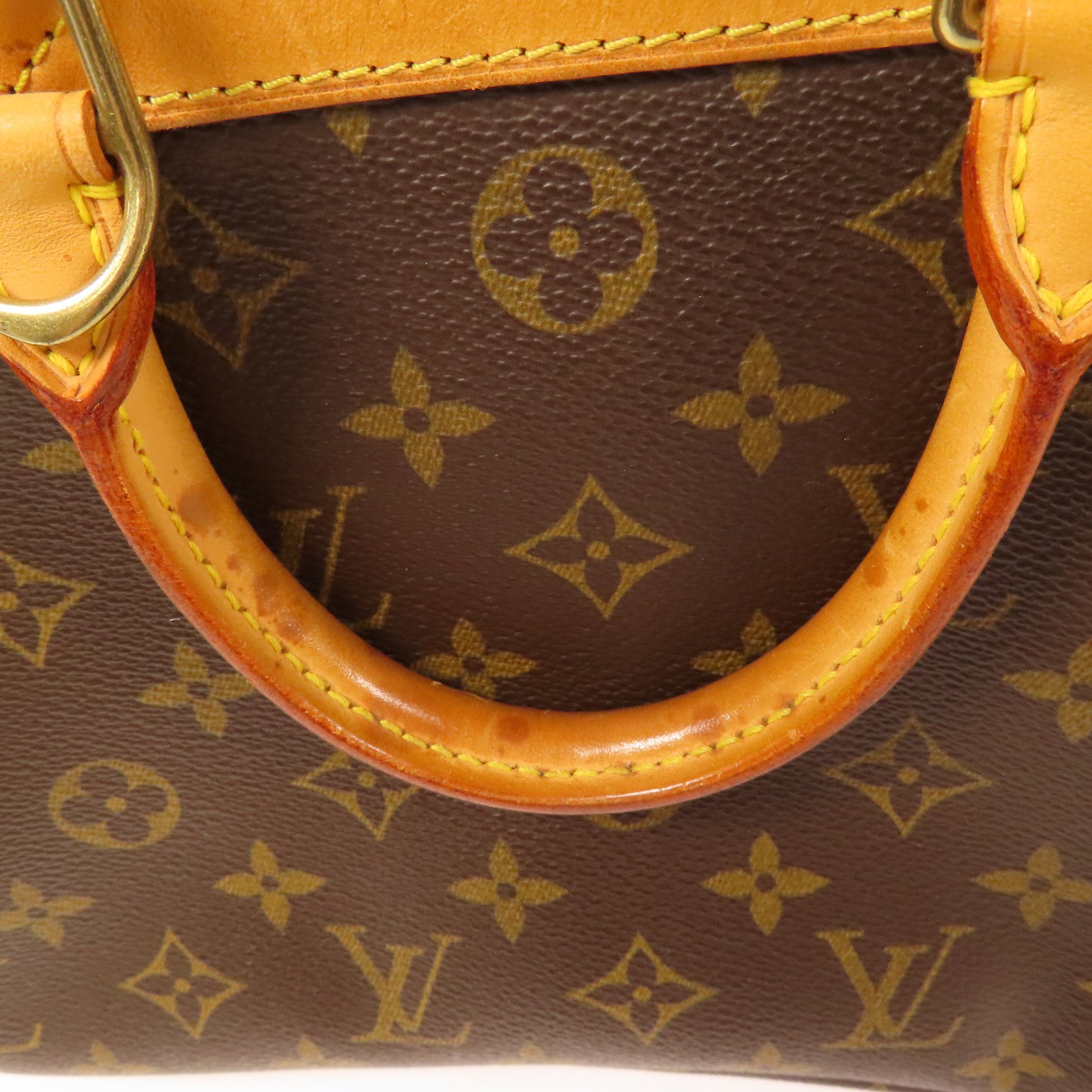 LOUIS VUITTON LV GHW Trouville Hand Bag M42228 Monogram Brown