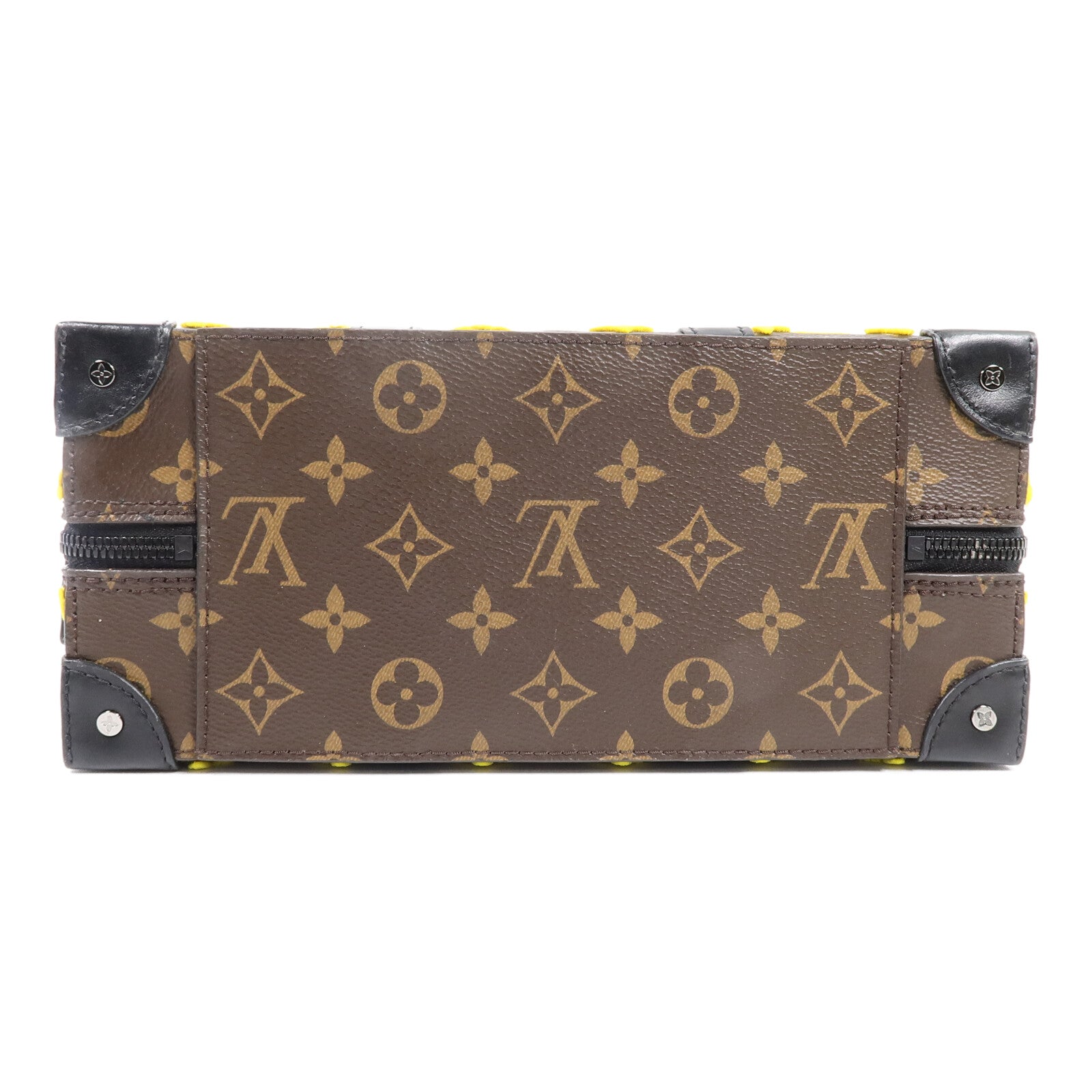 LOUIS VUITTON Monogram Tuffetage Trunk Speedy手挽肩背兩用袋