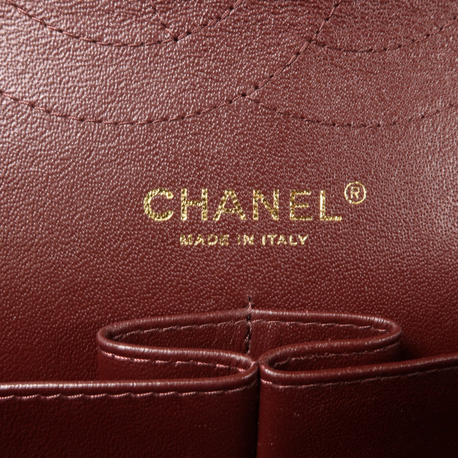 CHANEL 牛皮皮革Large Classic鏈帶肩背袋