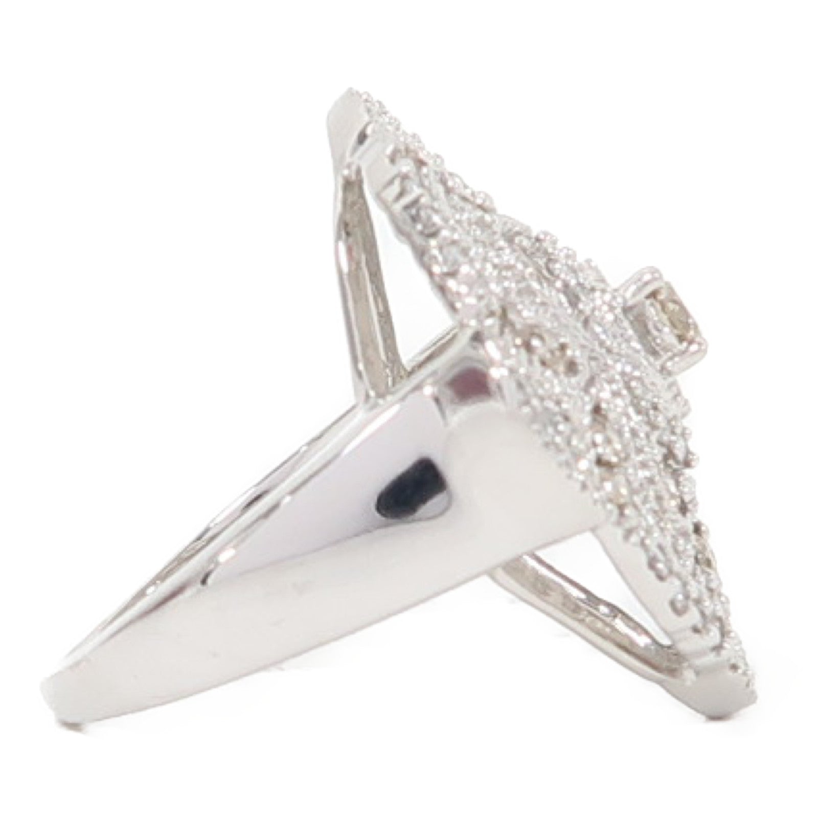 JEWELRY 【激減優惠】18K白金Diamond 8.7g鑽石戒指US#6