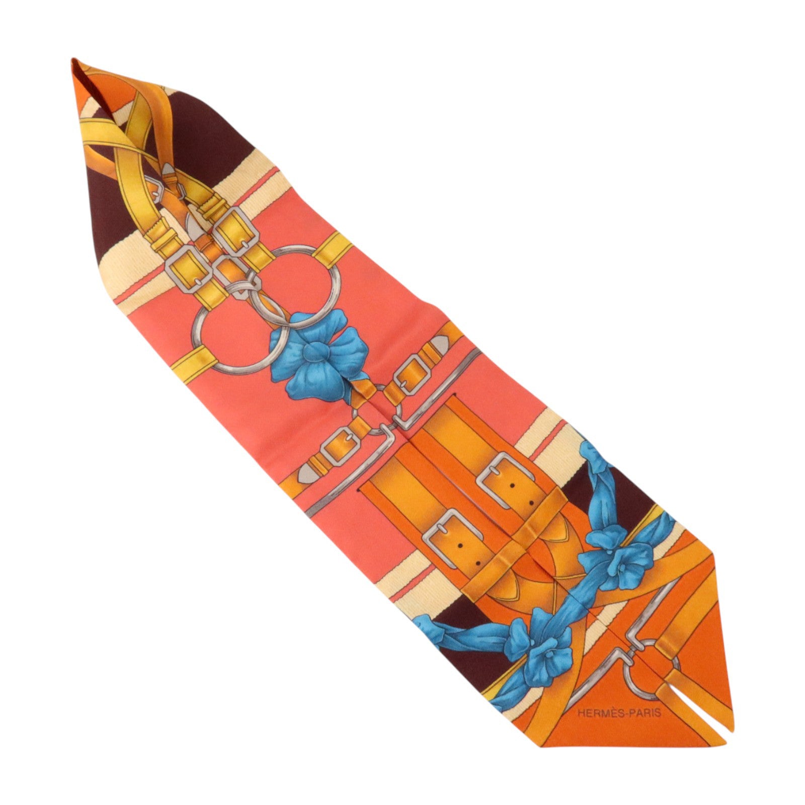 HERMES 絲質Twilly絲巾