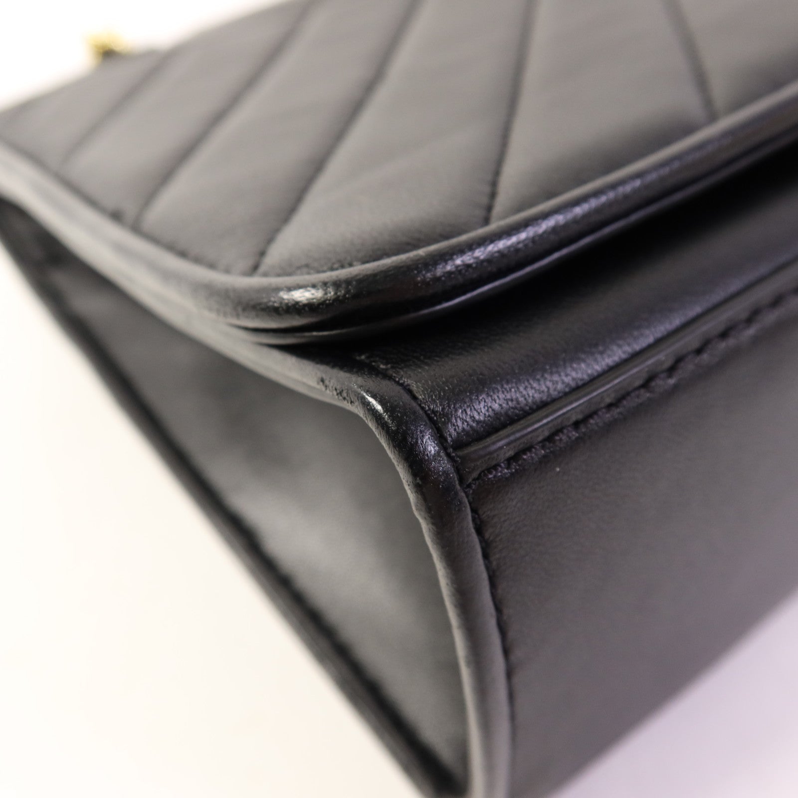 羊皮皮革Chain Shoulder Bag金扣鏈帶肩背袋