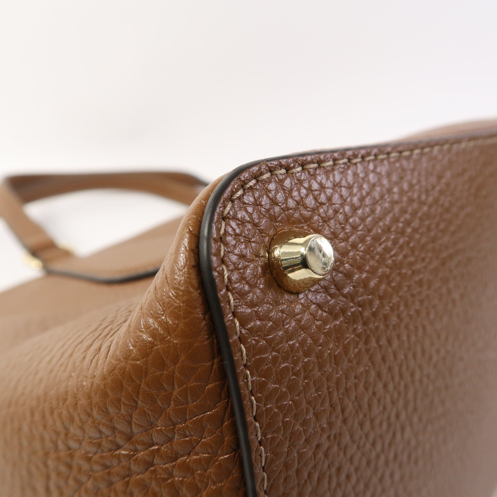 Furla 牛皮皮革Shoulder Bag金扣手挽肩背兩用袋