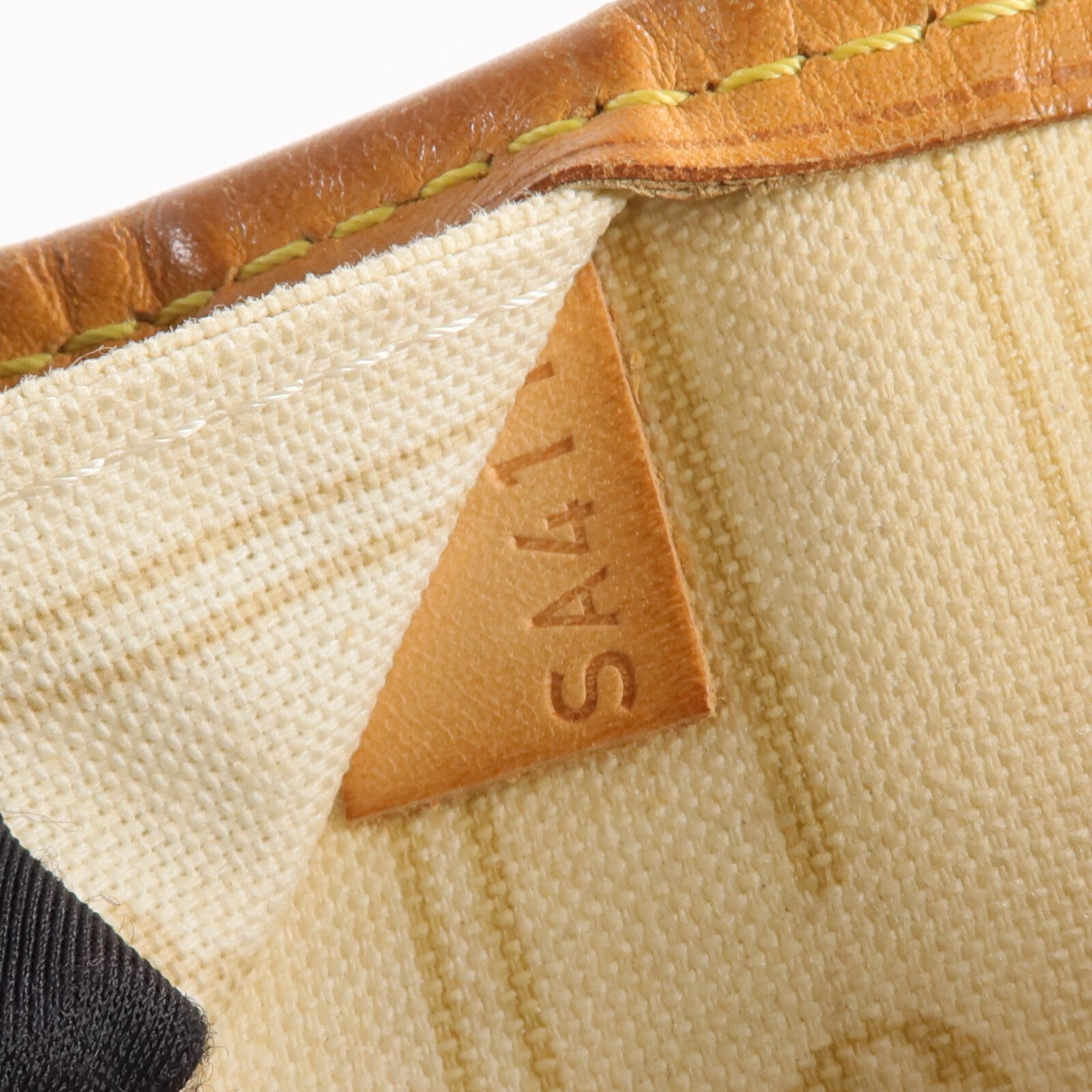 LOUIS VUITTON Damier Neverfull MM金扣手挽袋