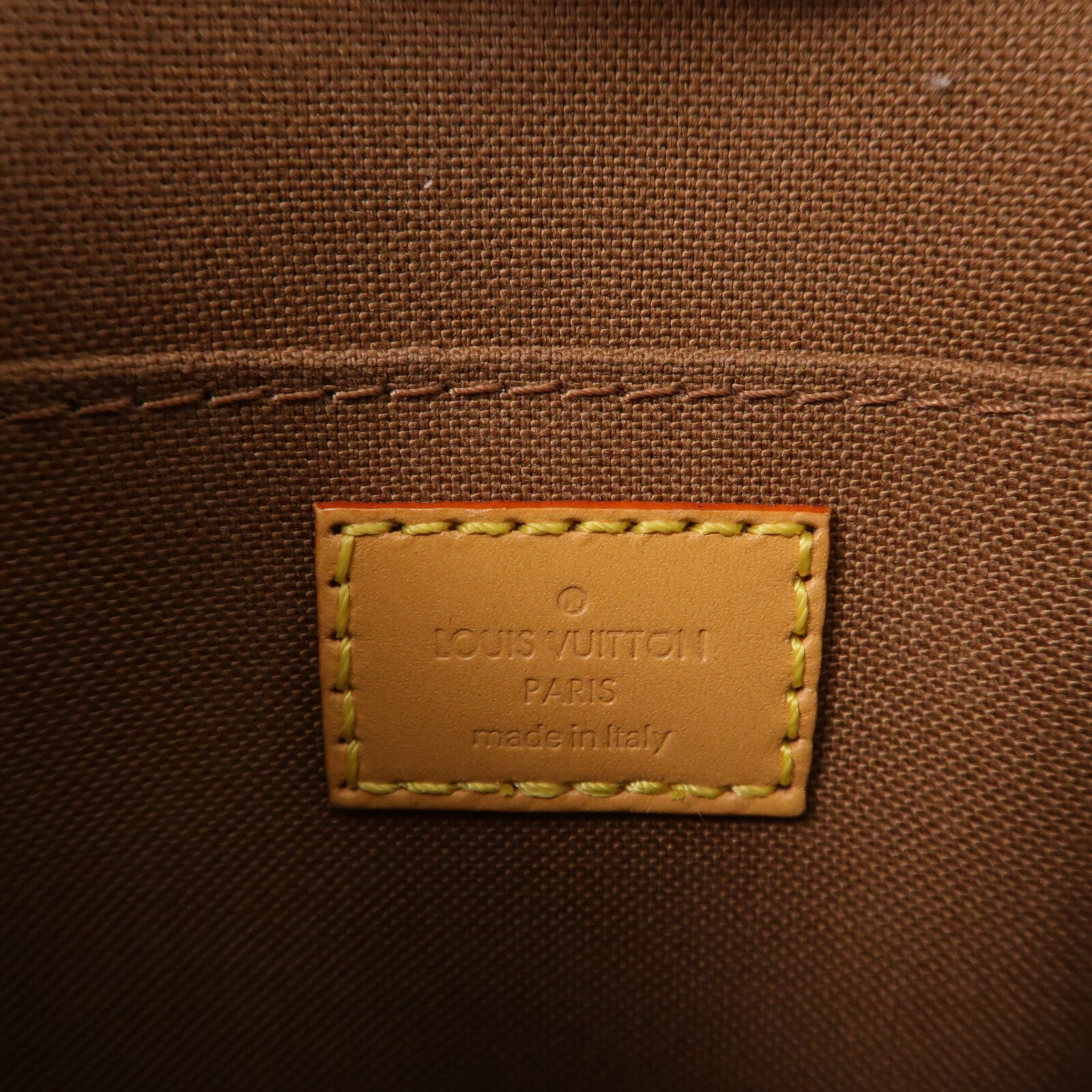 LOUIS VUITTON Monogram Petit Sac Plat手挽肩背兩用袋