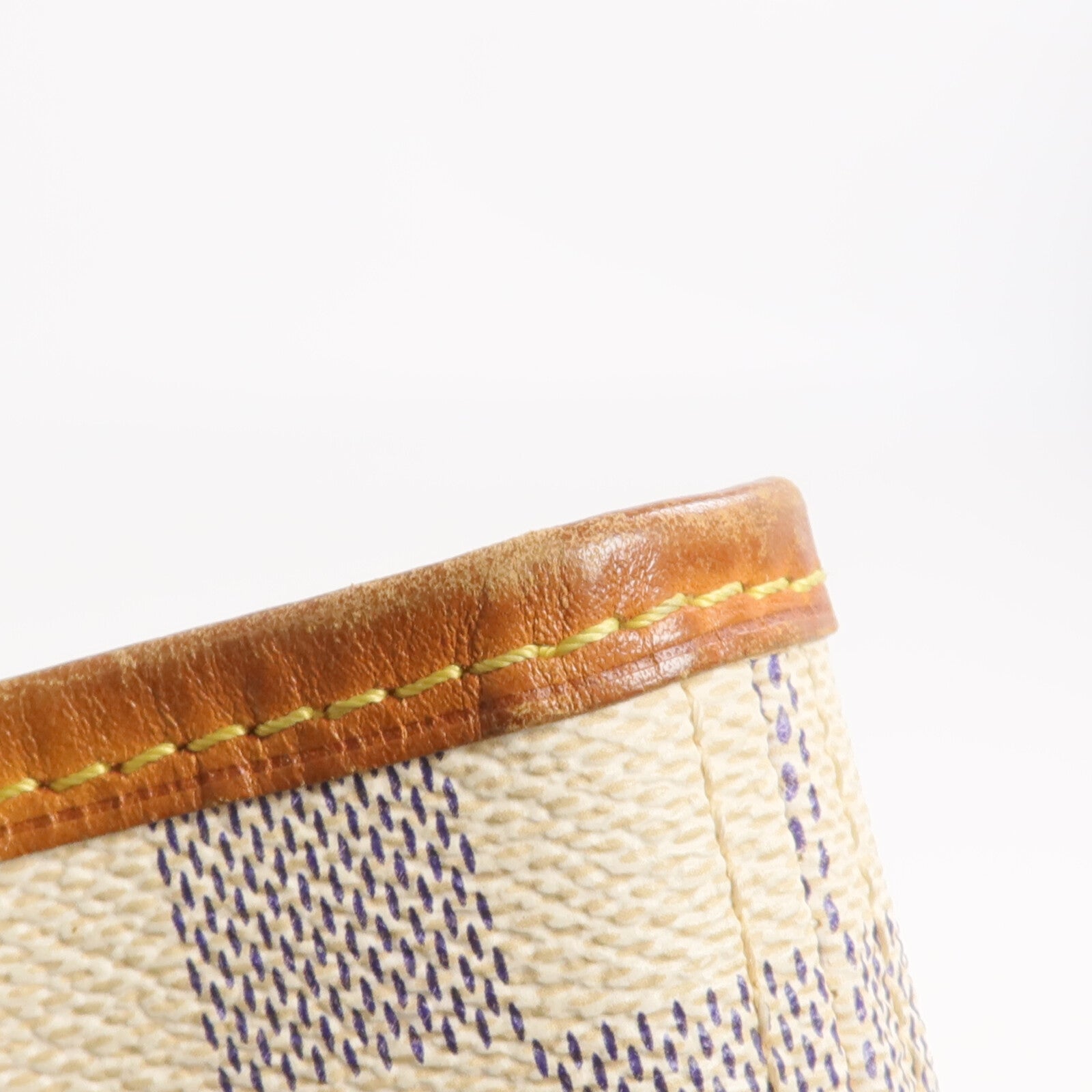 LOUIS VUITTON Damier Neverfull MM金扣手挽袋
