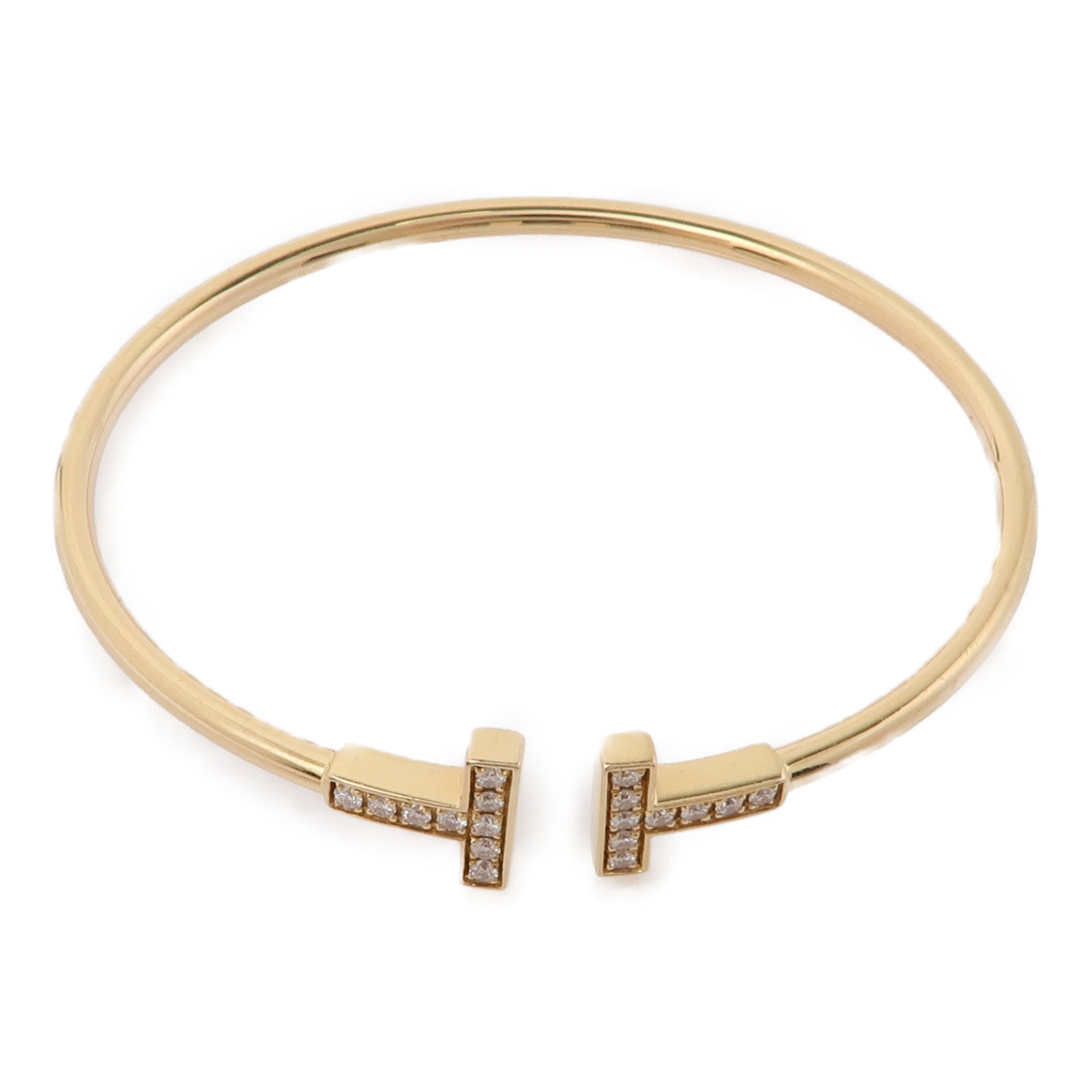 TIFFANY＆CO 18K玫瑰金T Wire Bracelet手鐲
