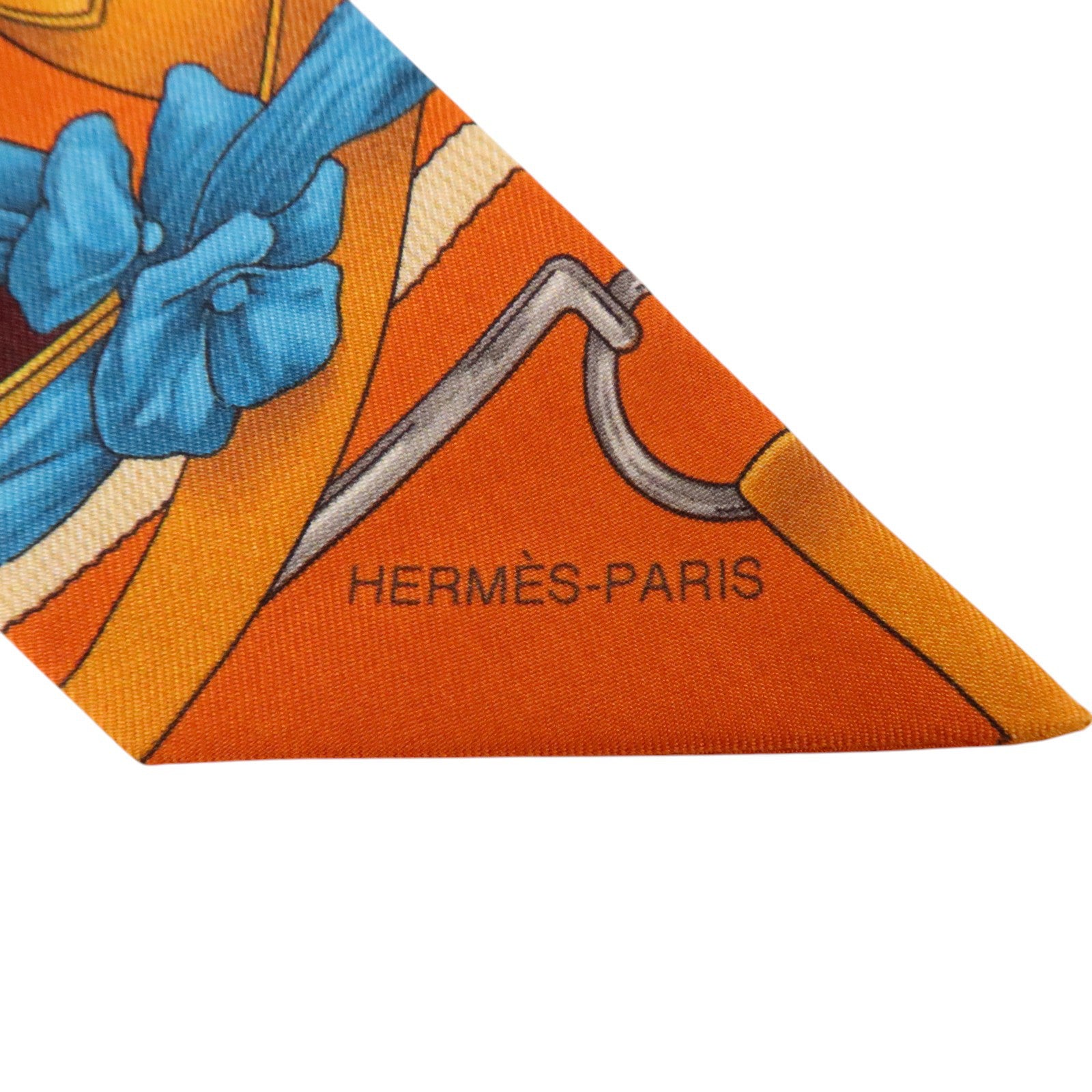 HERMES 絲質Twilly絲巾