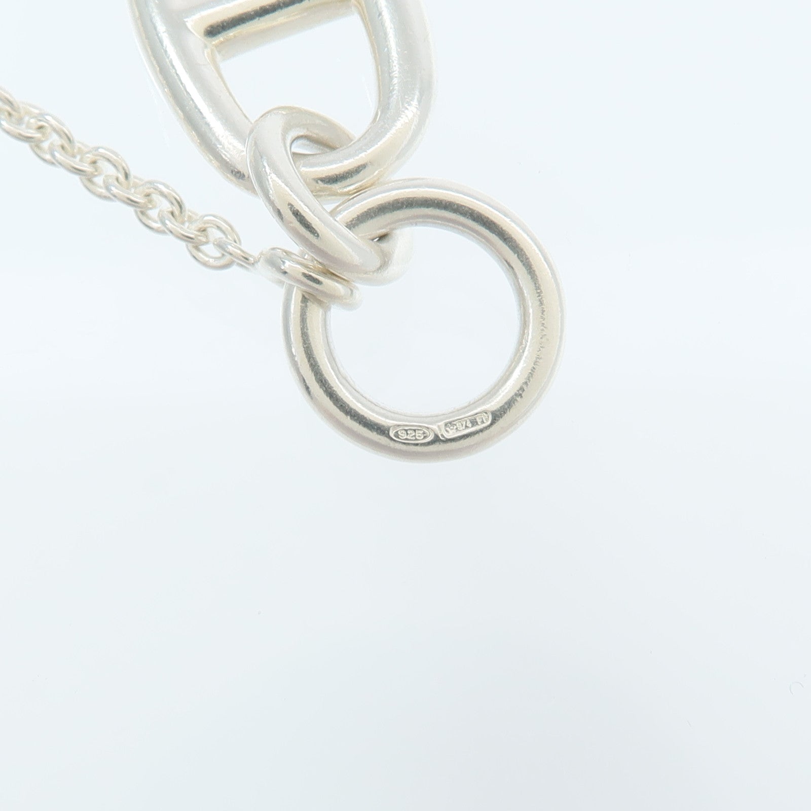 HERMES 925純銀Chaine D'Ancre Necklace項鍊