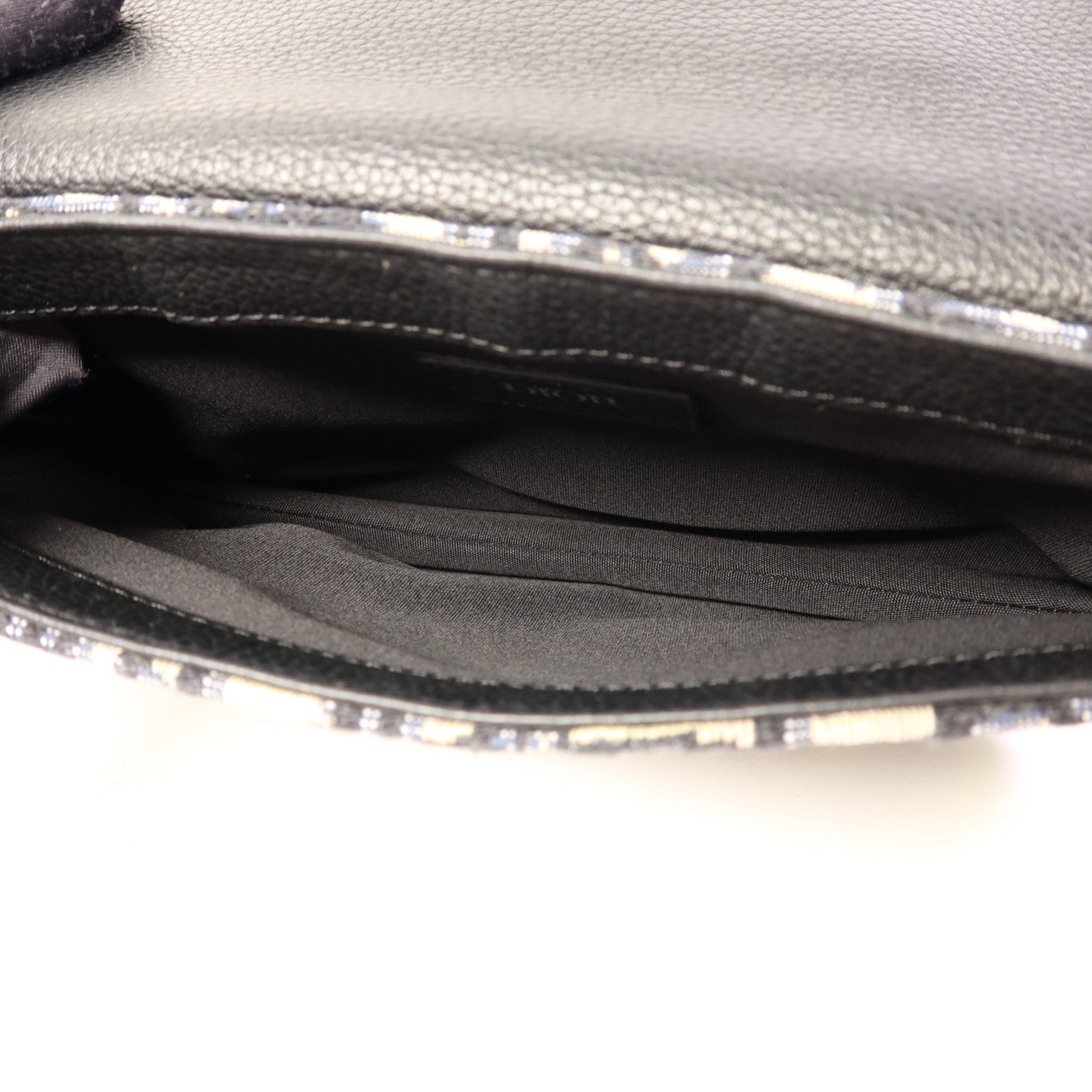 Dior 帆布Oblique Waist/Body Bag銀扣腰包