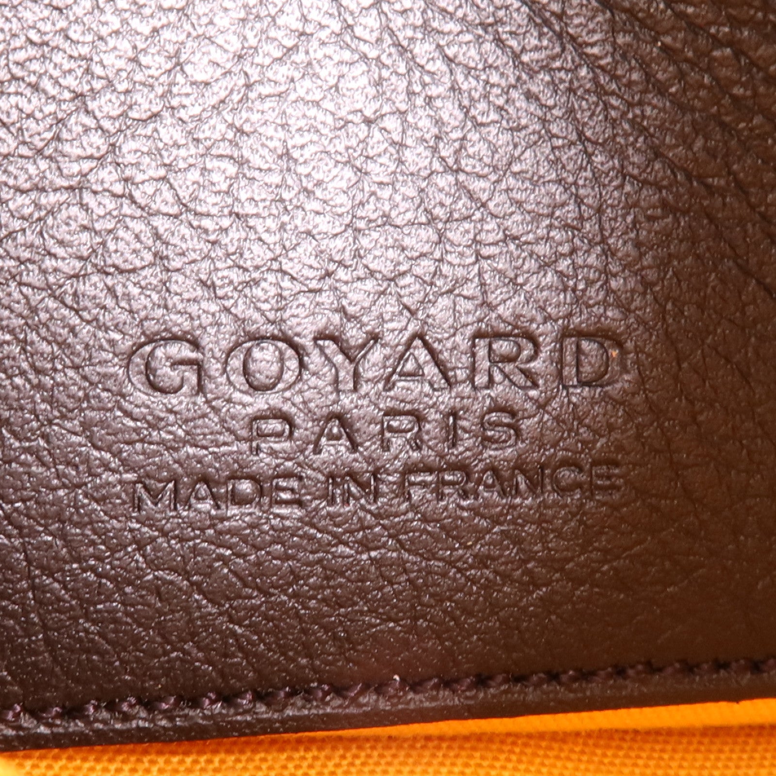 GOYARD 塗層帆布Pouch銀扣手拿包