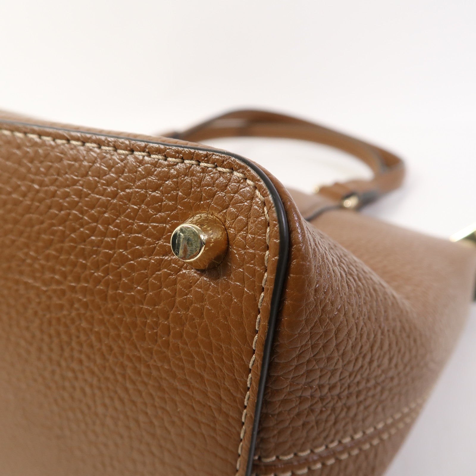 Furla 牛皮皮革Shoulder Bag金扣手挽肩背兩用袋