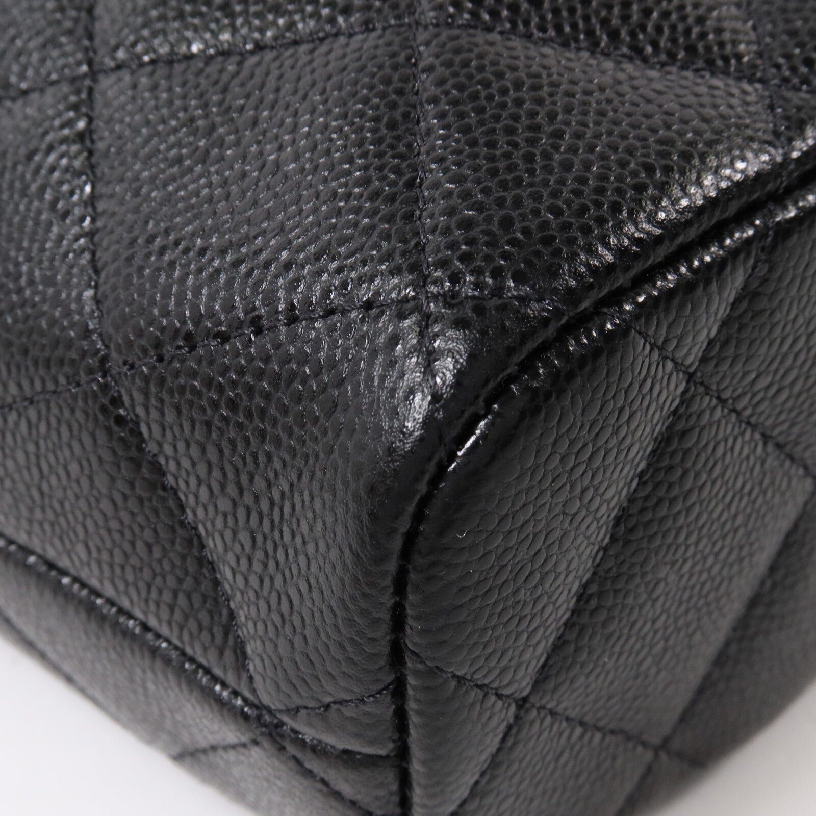 CHANEL 牛皮皮革Chain Shoulder鏈帶手挽肩背兩用袋