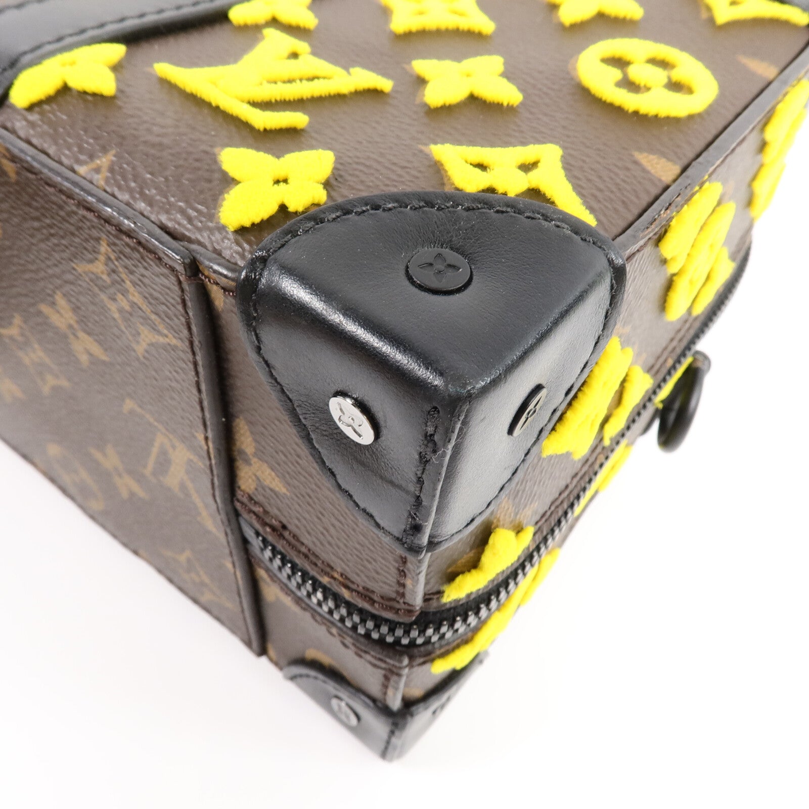 LOUIS VUITTON Monogram Tuffetage Trunk Speedy手挽肩背兩用袋