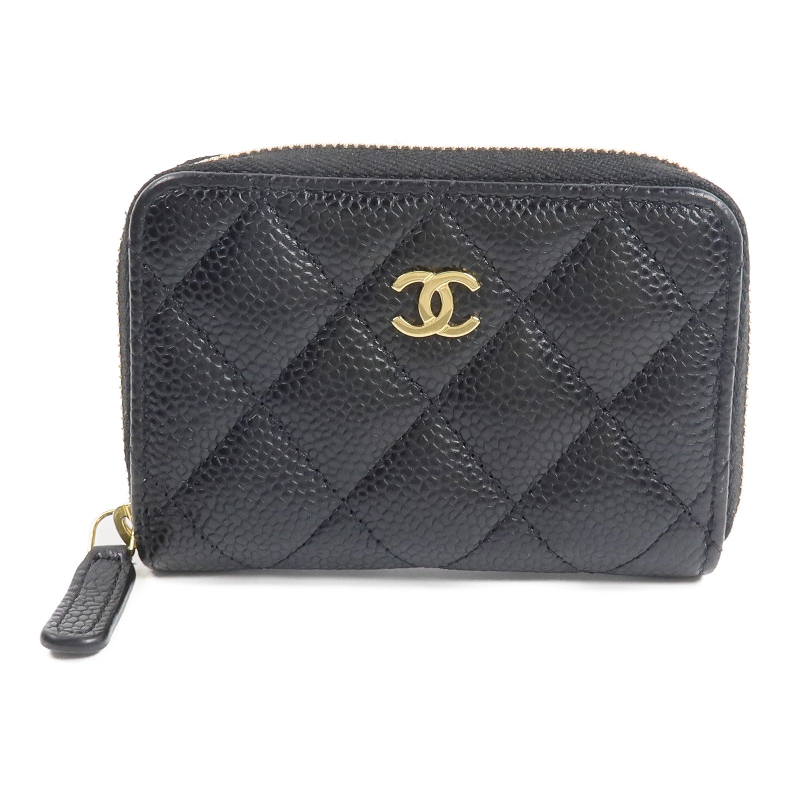 CHANEL 牛皮皮革Coins Case零錢包