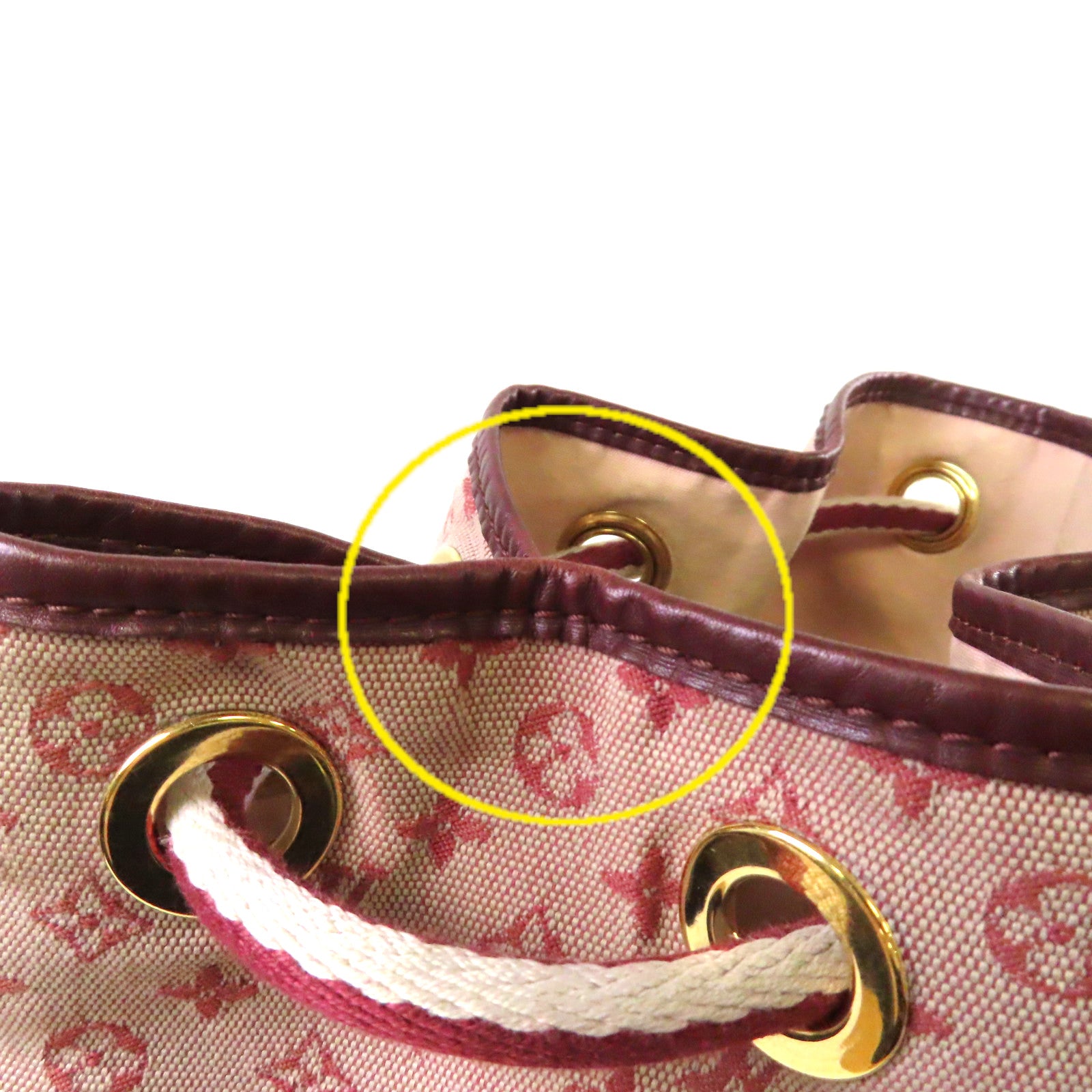 LOUIS VUITTON Monogram Mini Betsy Rucksack金扣背包紅色