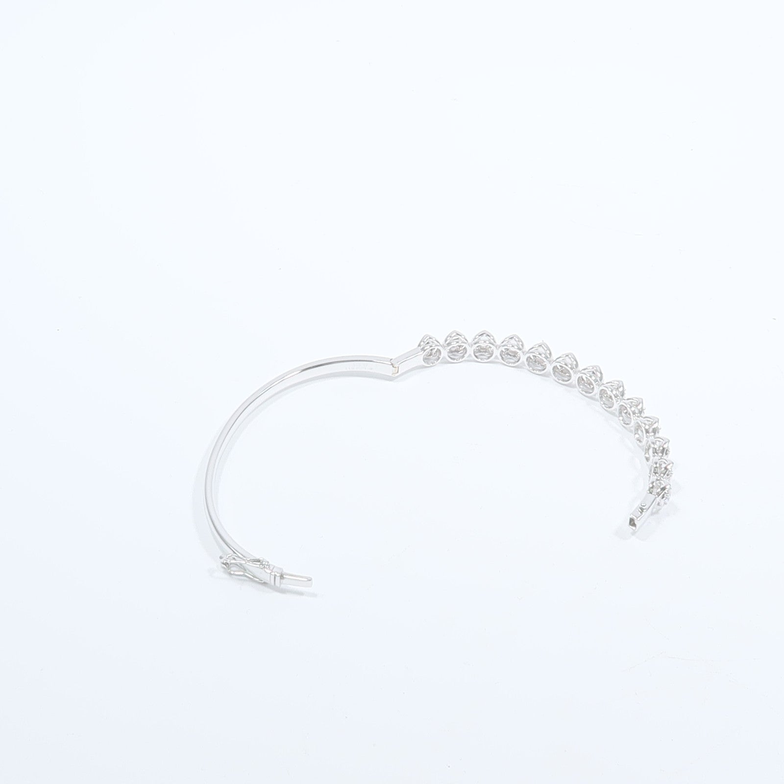 JEWELRY 18K白金Diamond Bangle鑽石手鐲
