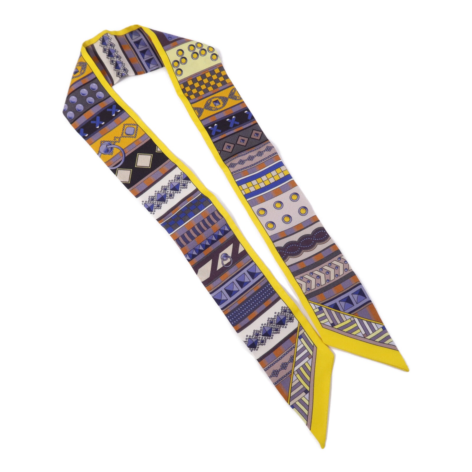 HERMES 絲質Twilly絲巾