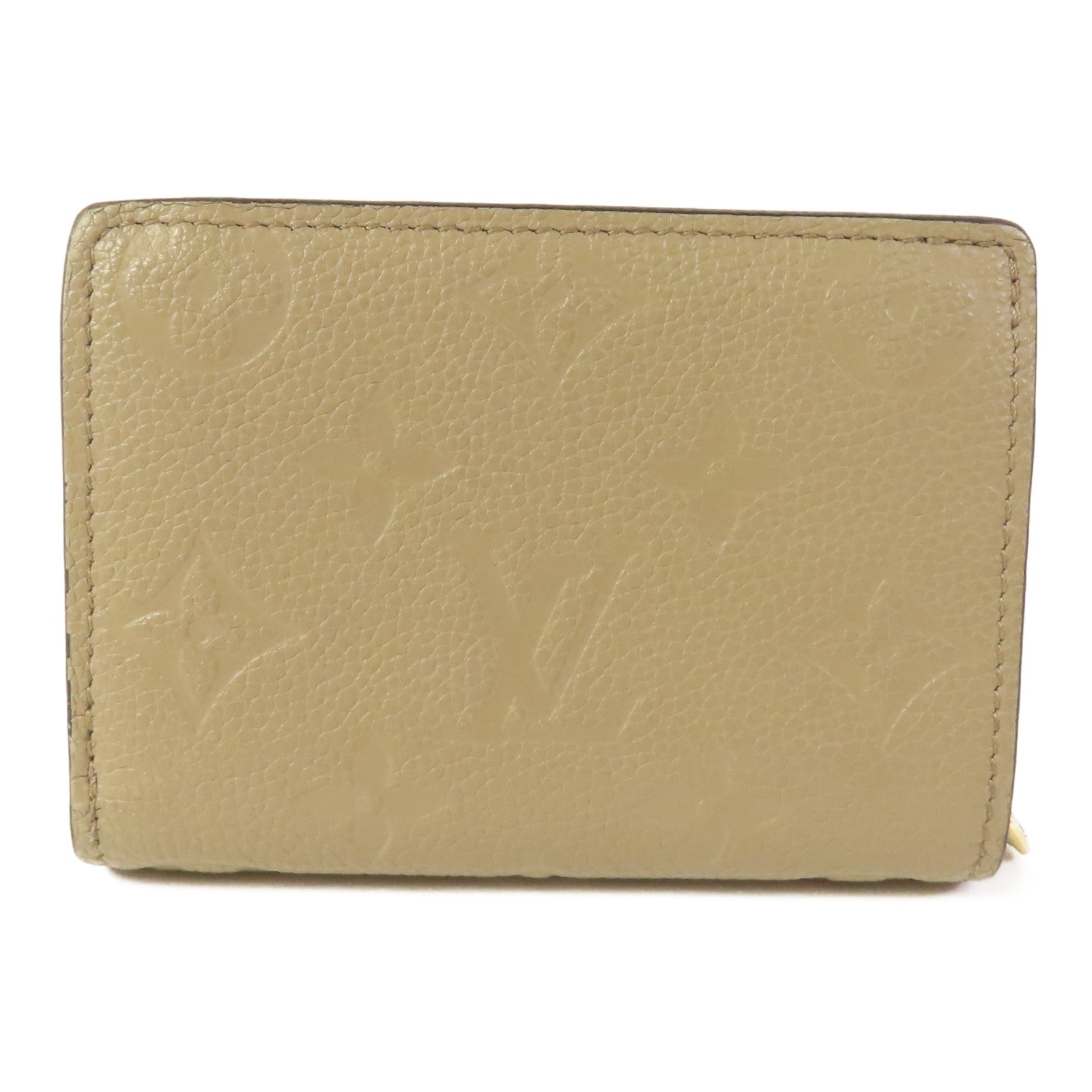 LOUIS VUITTON Clea Wallet Monogram-Empreinte Beige M80152