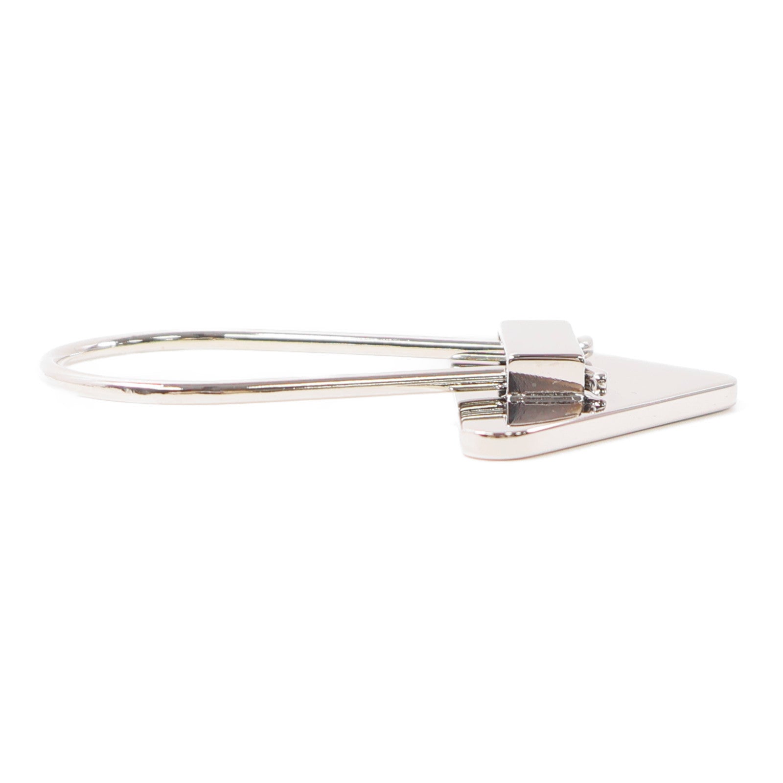 PRADA 金屬Key Ring鎖匙扣黑色/銀色