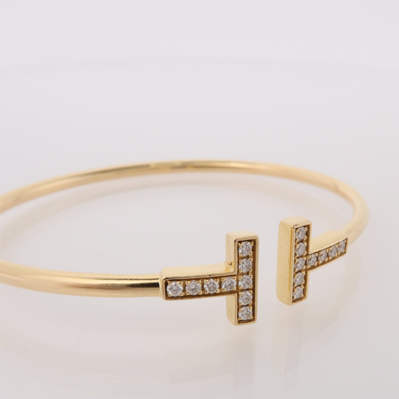 TIFFANY＆CO 18K玫瑰金T Wire Bracelet手鐲