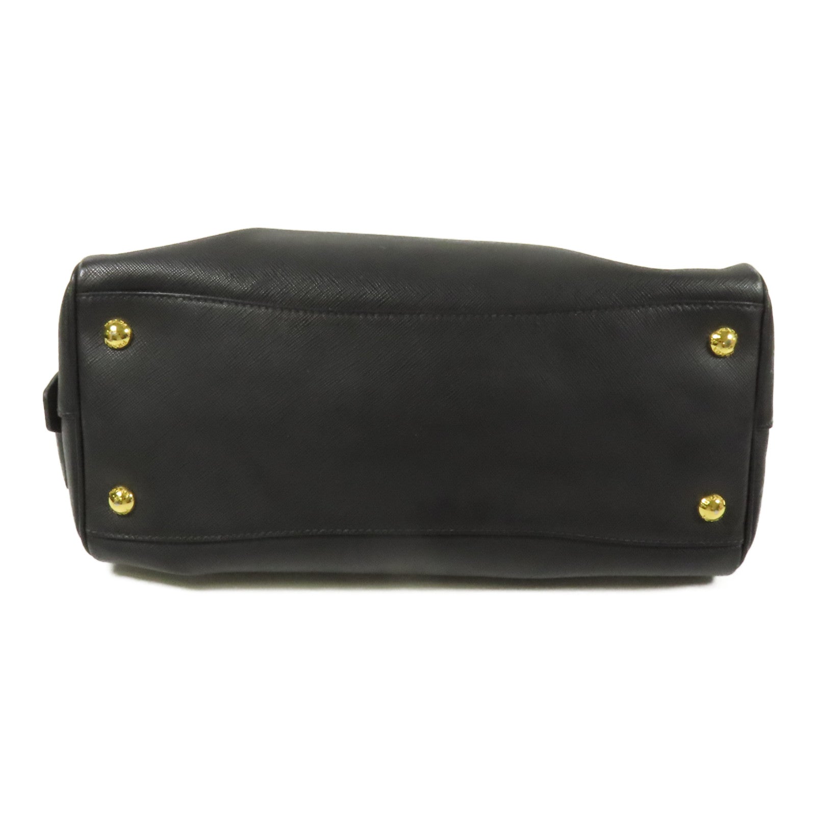 PRADA Saffiano皮革2Way Shoulder金扣手挽肩背兩用袋