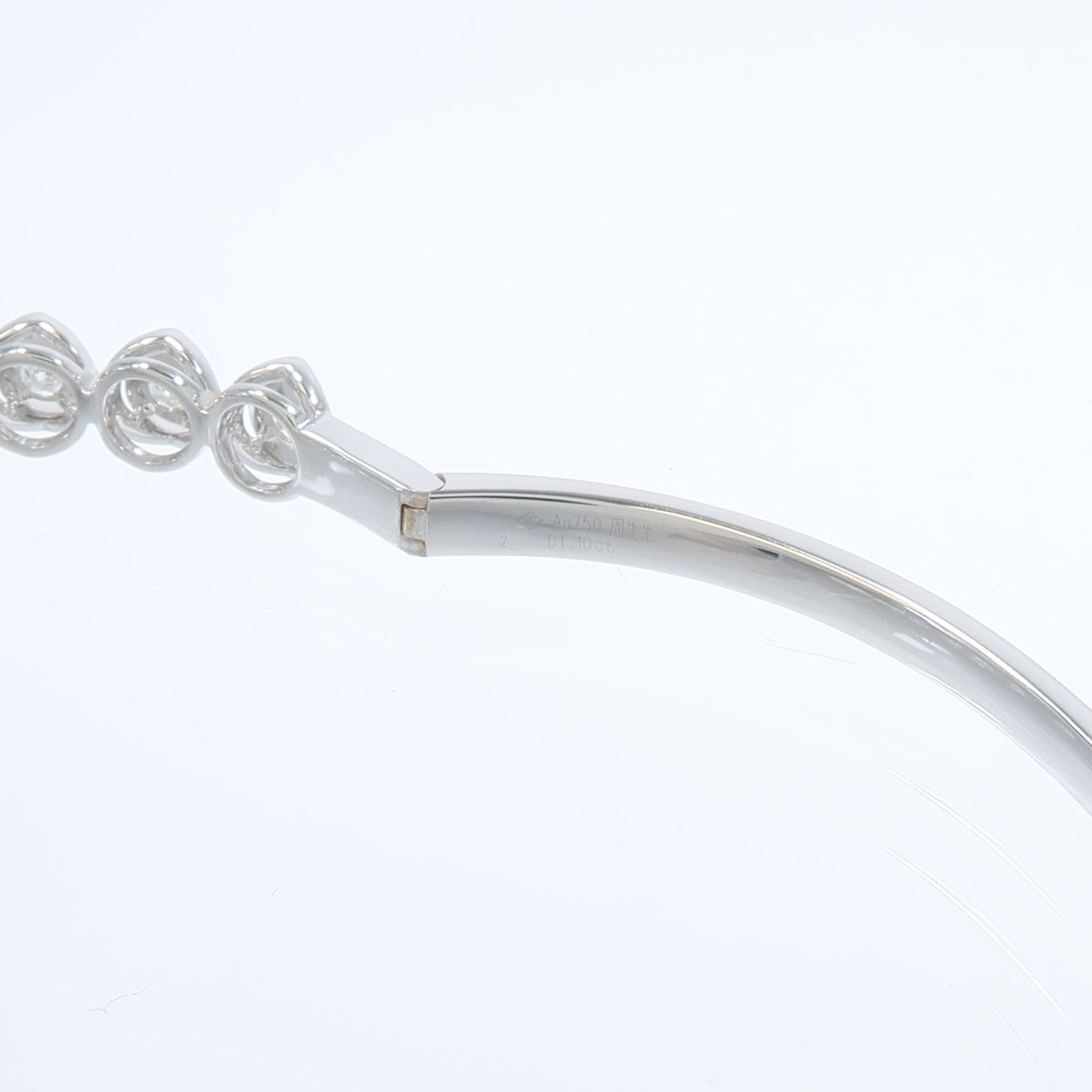 JEWELRY 18K白金Diamond Bangle鑽石手鐲