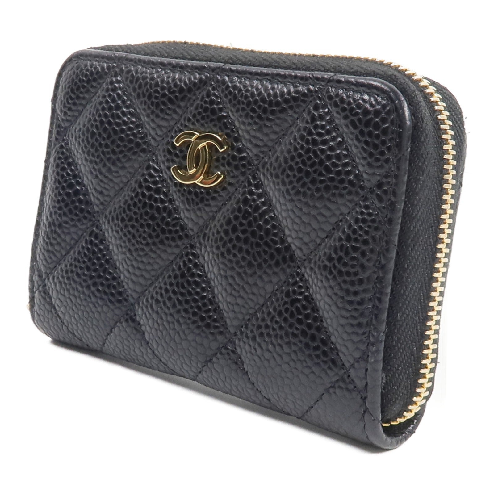 CHANEL 牛皮皮革Coins Case零錢包
