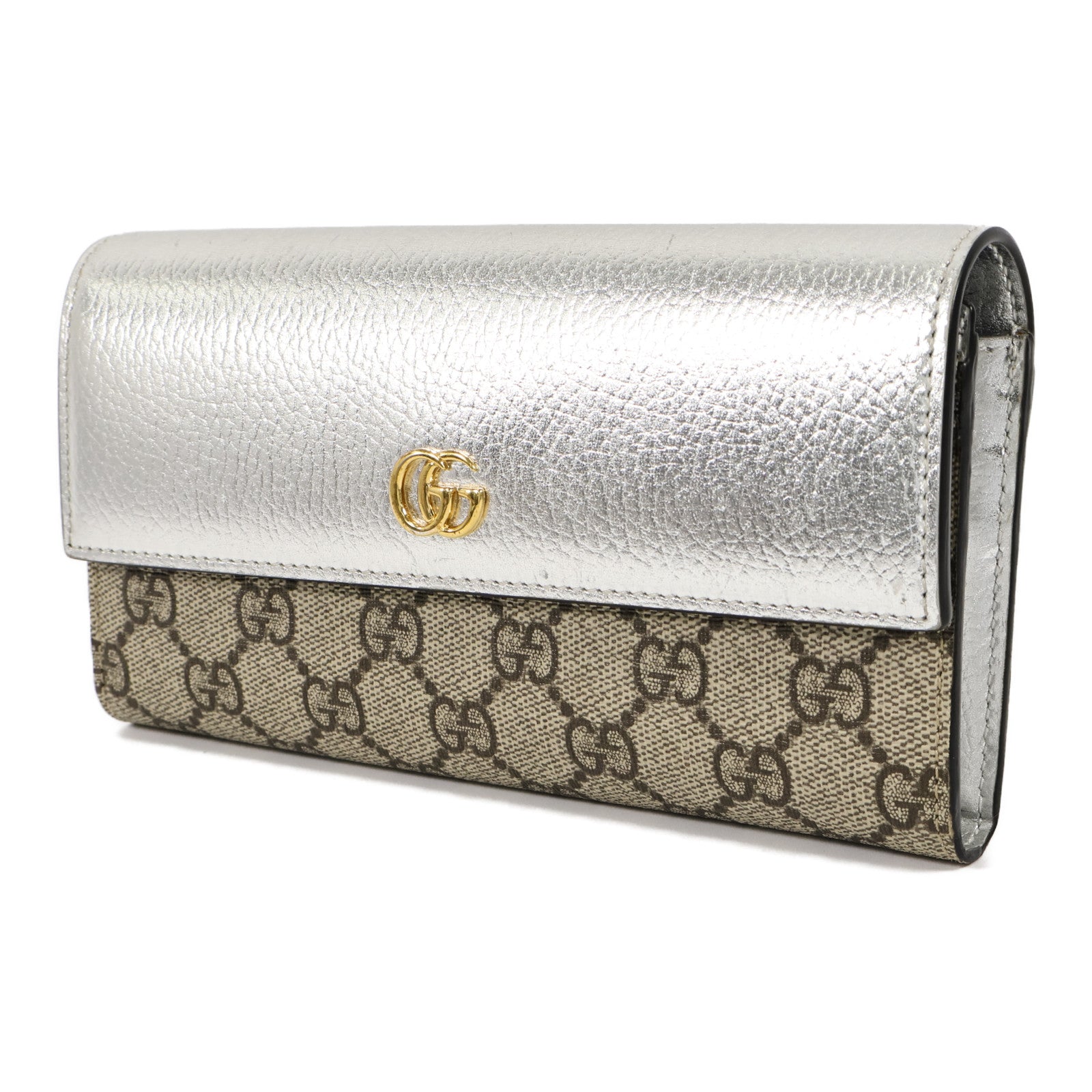 GUCCI 塗層帆布Long Wallet長錢包