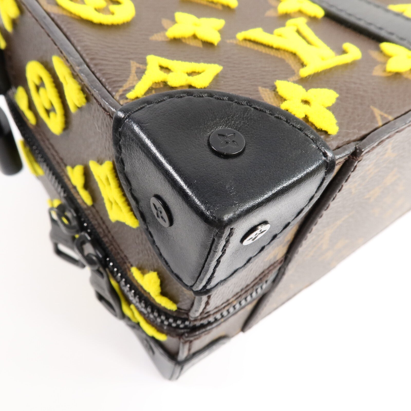 LOUIS VUITTON Monogram Tuffetage Trunk Speedy手挽肩背兩用袋