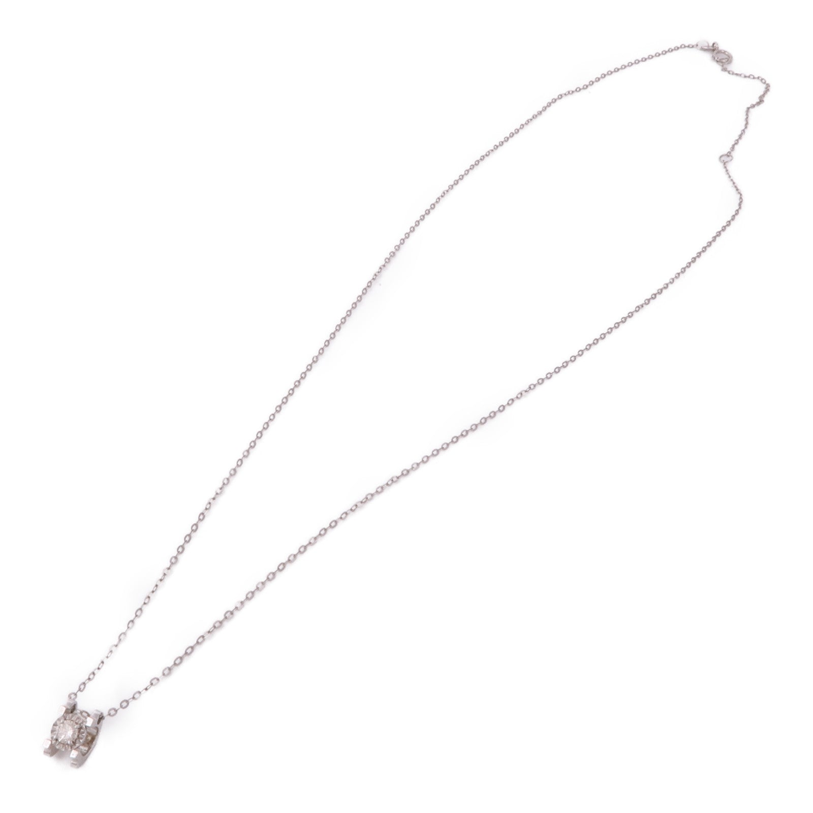 JEWELRY 18K白金Diamond Necklace鑽石項鍊