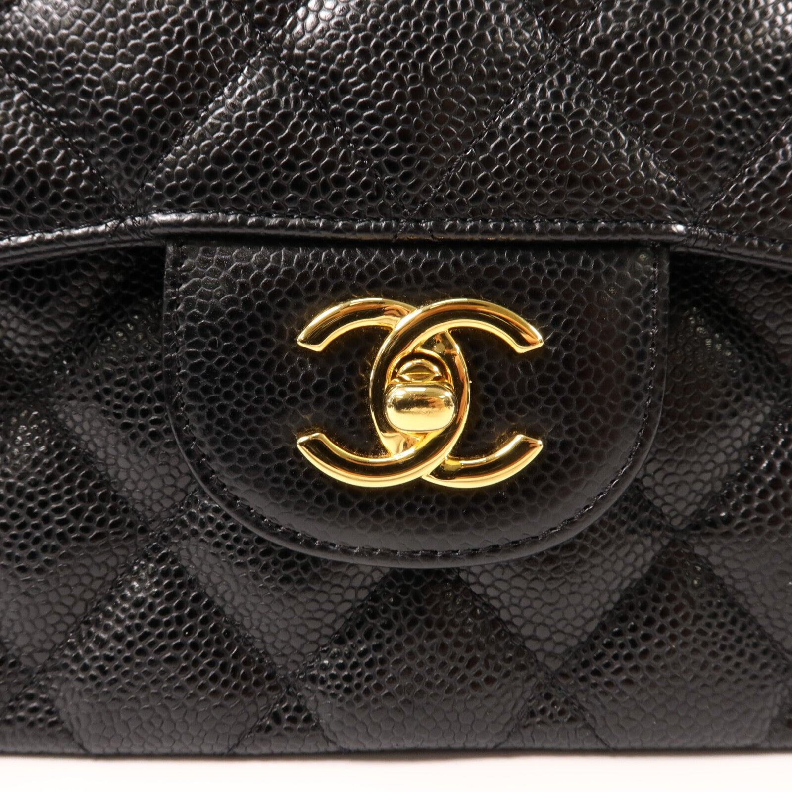 CHANEL 牛皮皮革Large Classic鏈帶肩背袋