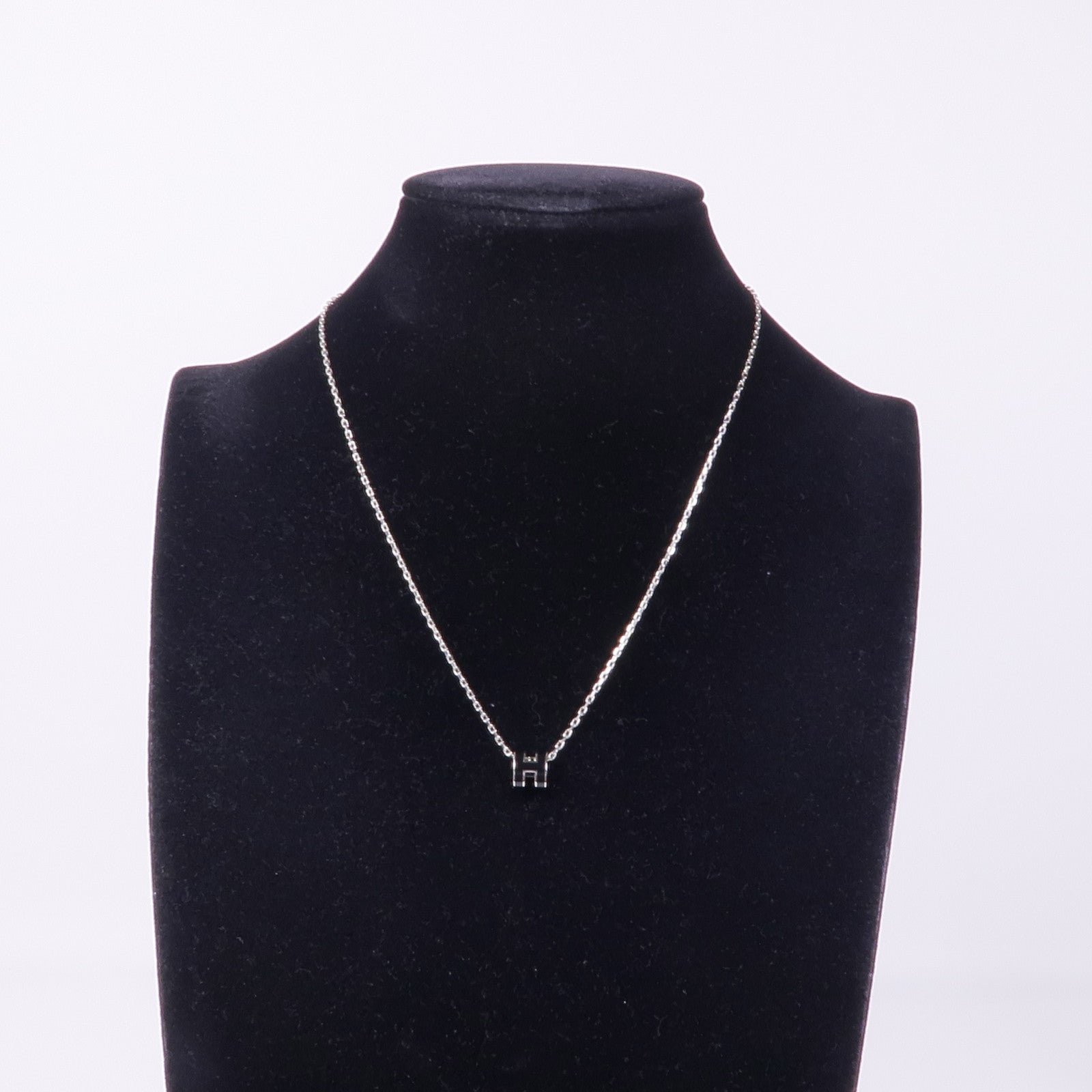 HERMES 金屬Pop H項鍊Noir