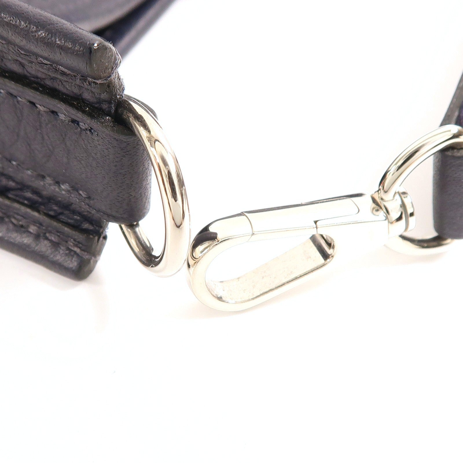 HERMES Clemence皮革Evelyne TPM銀扣肩背袋