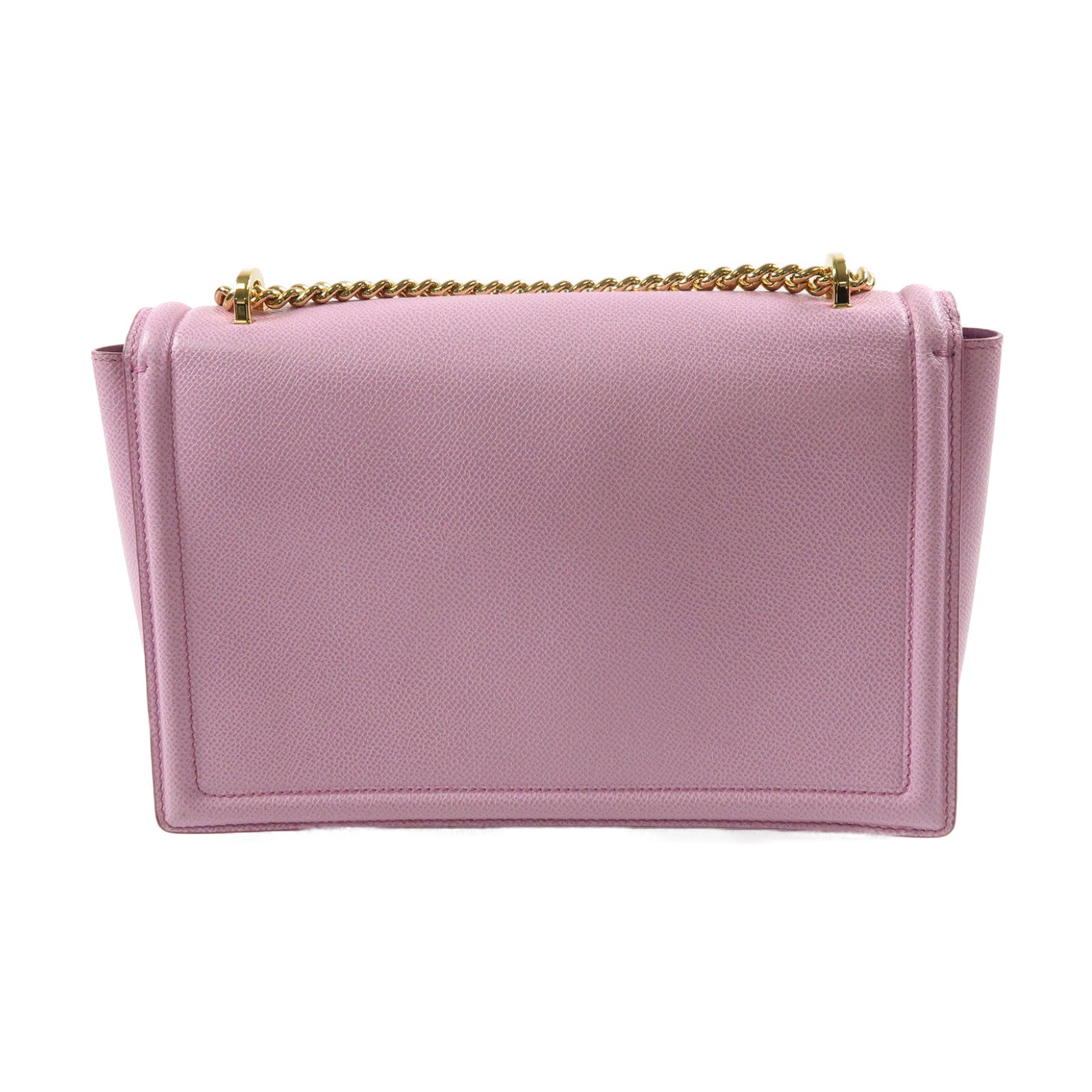 Salvatore Ferragamo 牛皮皮革Shoulder Bag金扣鏈帶肩背袋淺紫色