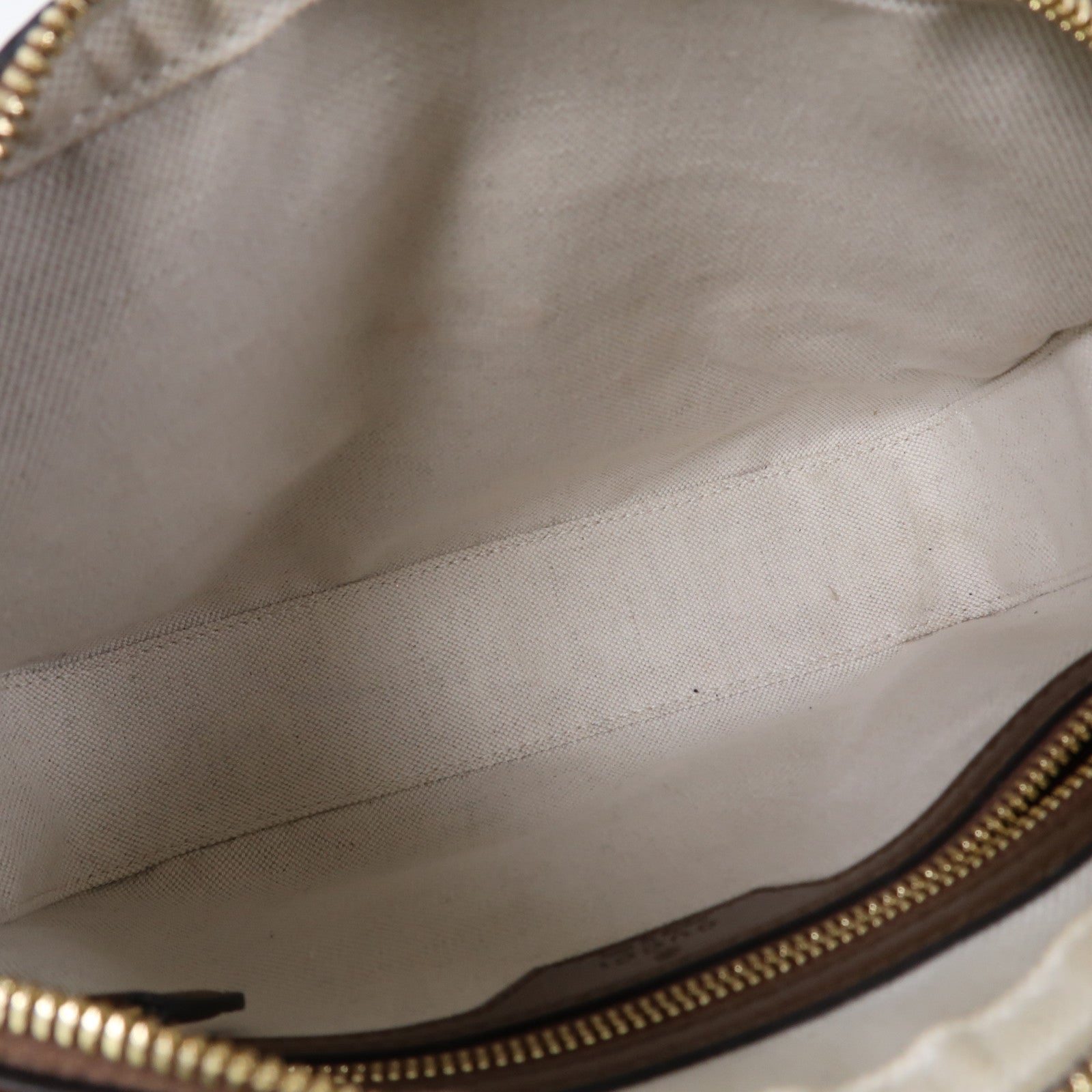 GUCCI 塗層帆布Shoulder Bag金扣肩背袋啡色