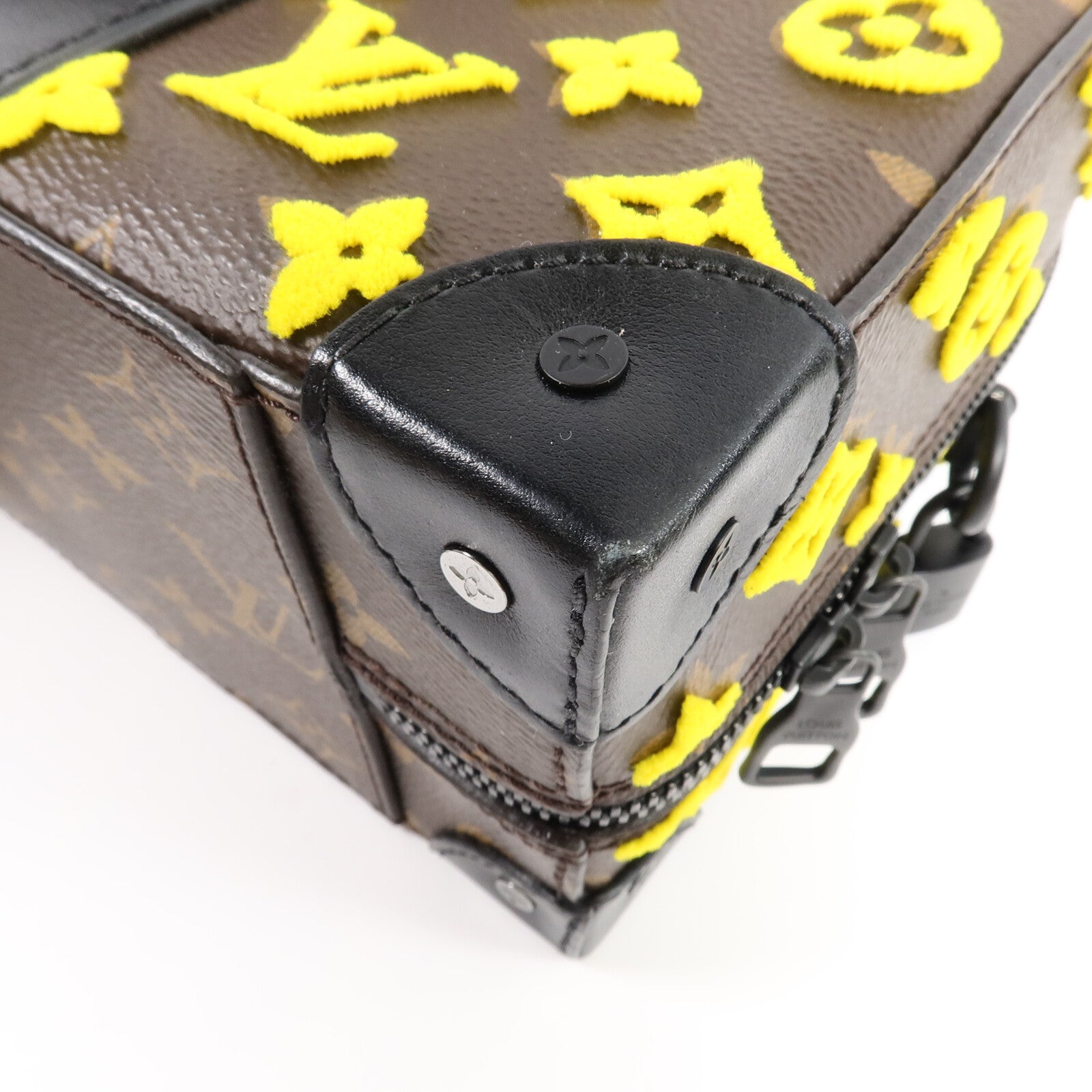 LOUIS VUITTON Monogram Tuffetage Trunk Speedy手挽肩背兩用袋