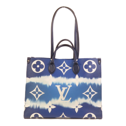 LOUIS VUITTON Monogram Escale On The Go銀扣手挽肩背兩用袋