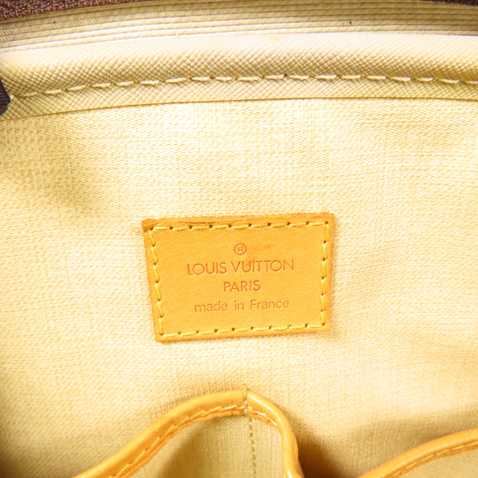 LOUIS VUITTON LV GHW Trouville Hand Bag M42228 Monogram Brown