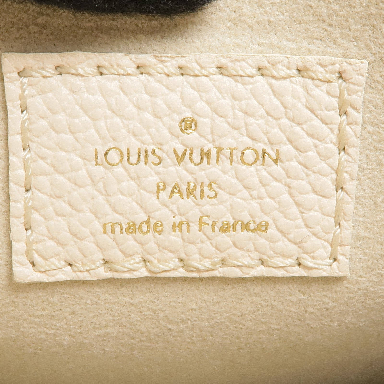 LOUIS VUITTON Monogram Empreinte Petit Sack Plat金扣手挽肩背兩用袋