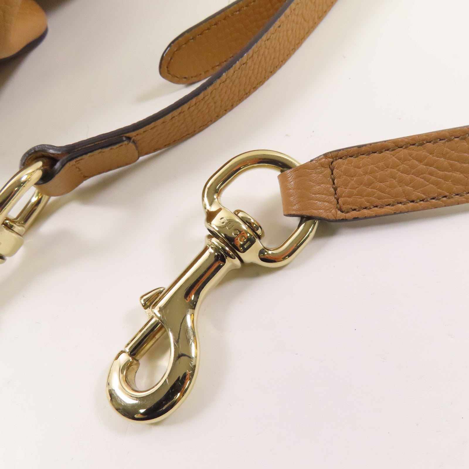 GUCCI 牛皮皮革Soho Interlocking G金扣手挽肩背兩用袋