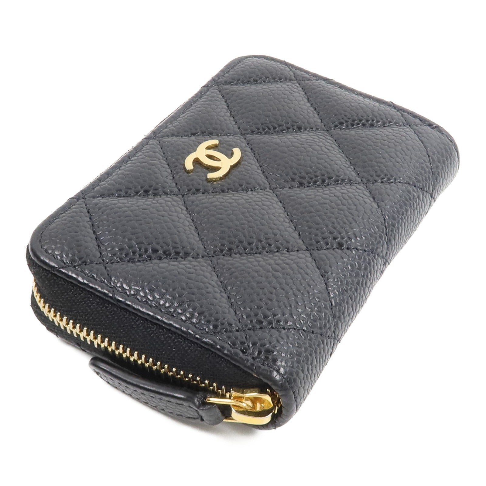 CHANEL 牛皮皮革Coins Case零錢包