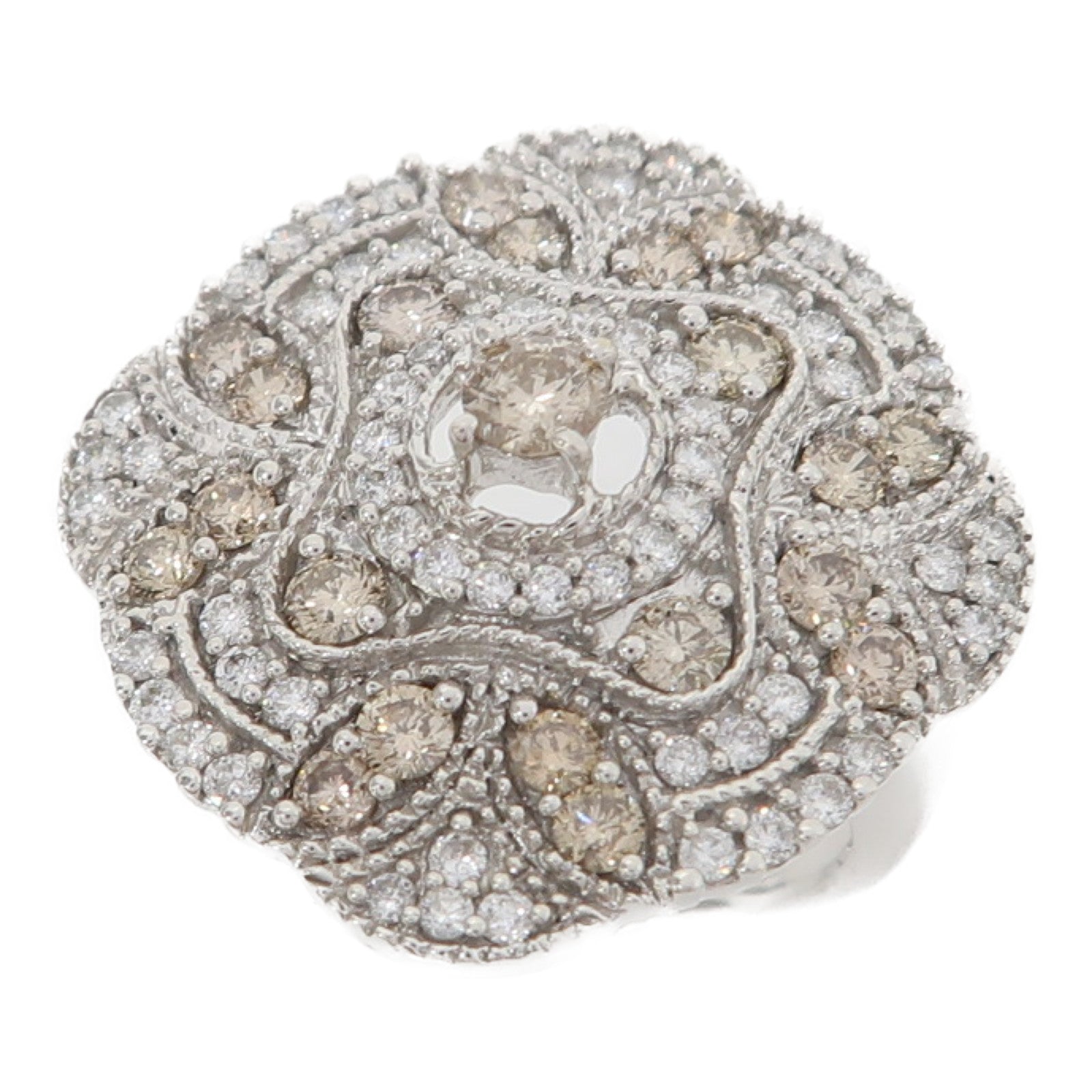 JEWELRY 【激減優惠】18K白金Diamond 8.7g鑽石戒指US#6