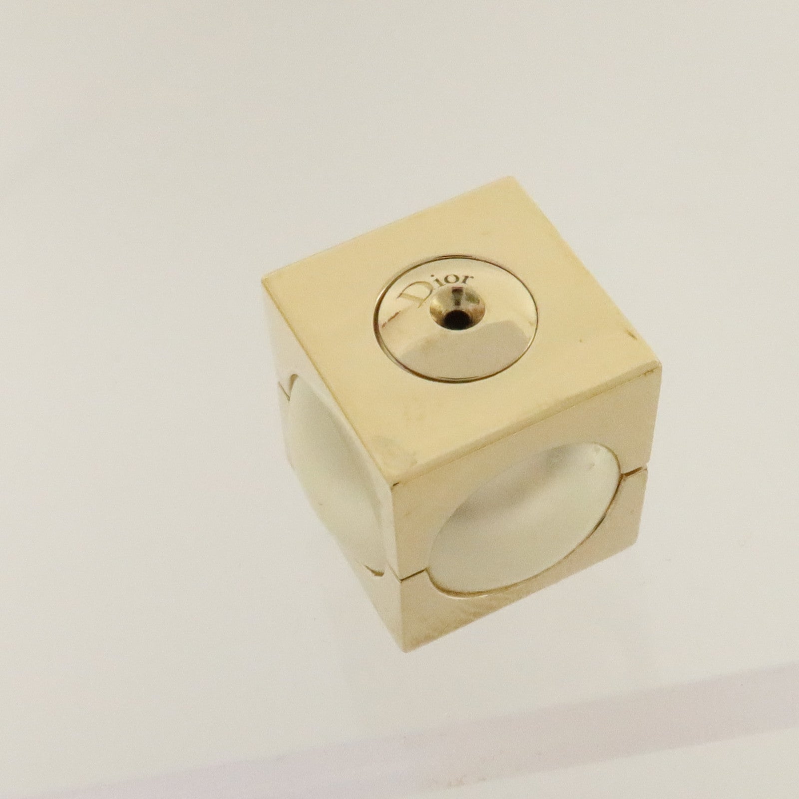 Dior PVC/金屬Tribal Cube Earrings耳環