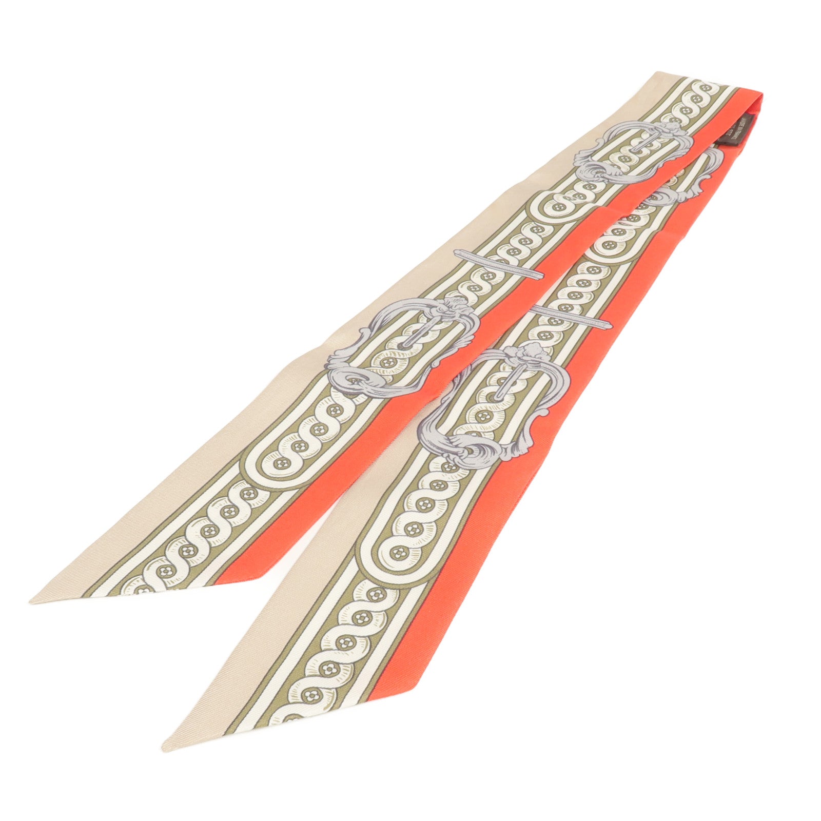 HERMES 【激減優惠】絲質Twilly絲巾