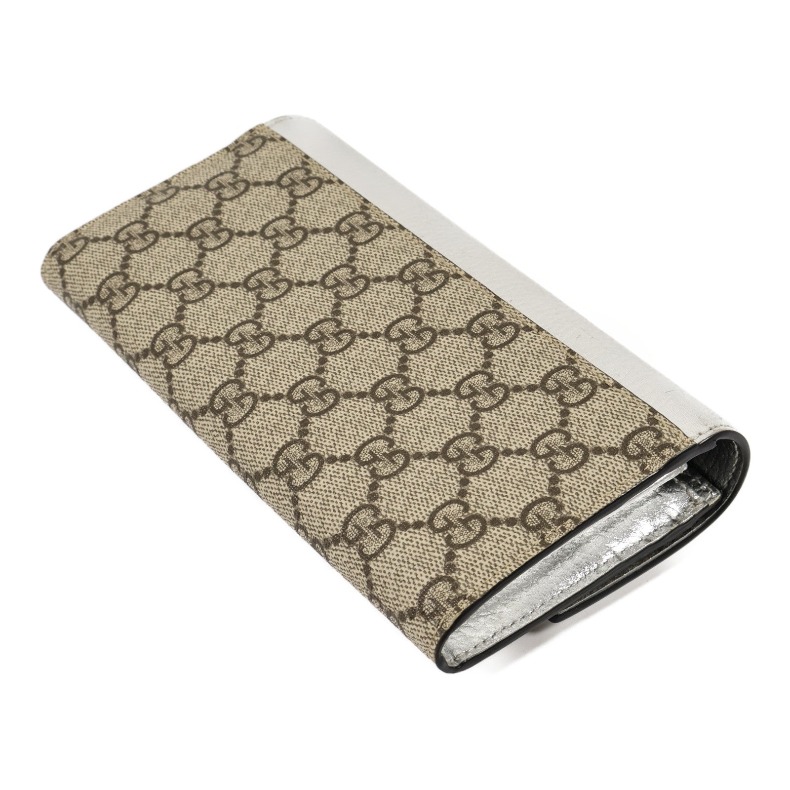 GUCCI 塗層帆布Long Wallet長錢包