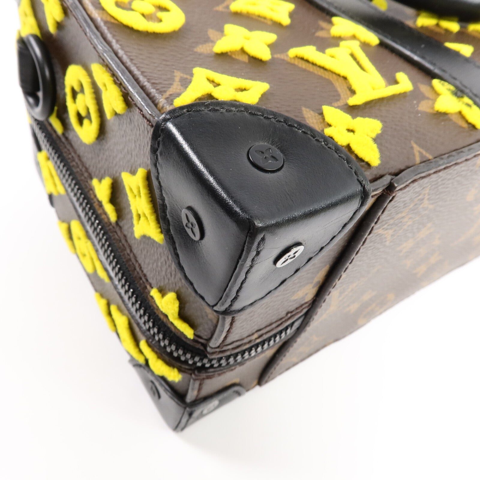 LOUIS VUITTON Monogram Tuffetage Trunk Speedy手挽肩背兩用袋