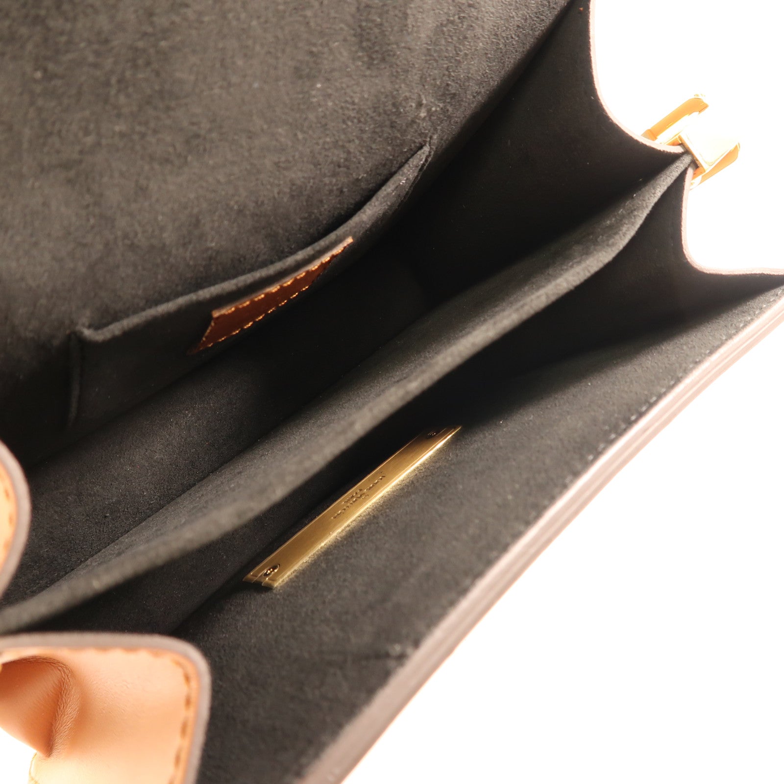 LOUIS VUITTON Monogrqam Reverse Mini Dauphine肩背袋棕色