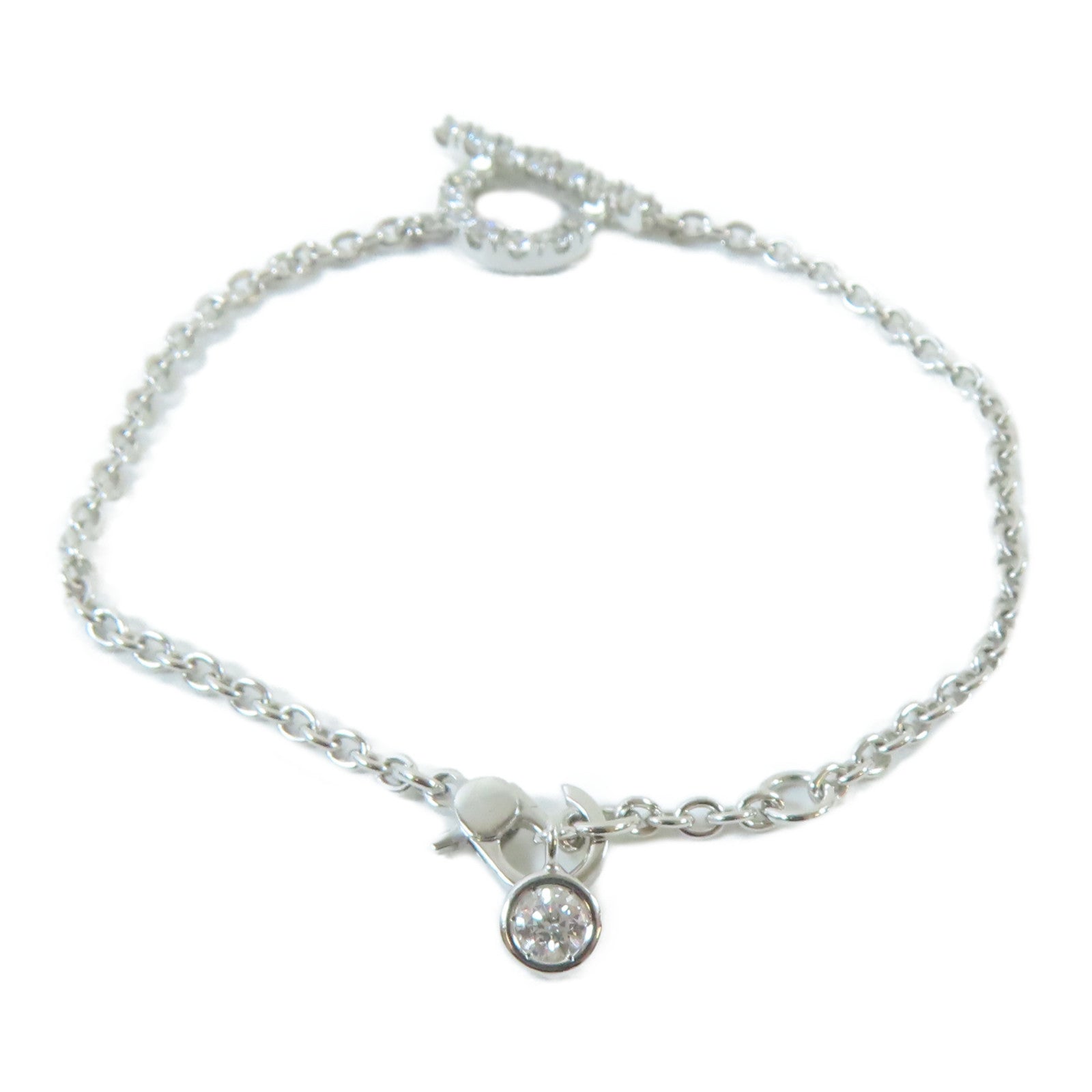 HERMES 【激減優惠】18K白金Finesse XS Diamond Bracelet 0.55ct鑽石手鏈#14.25cm
